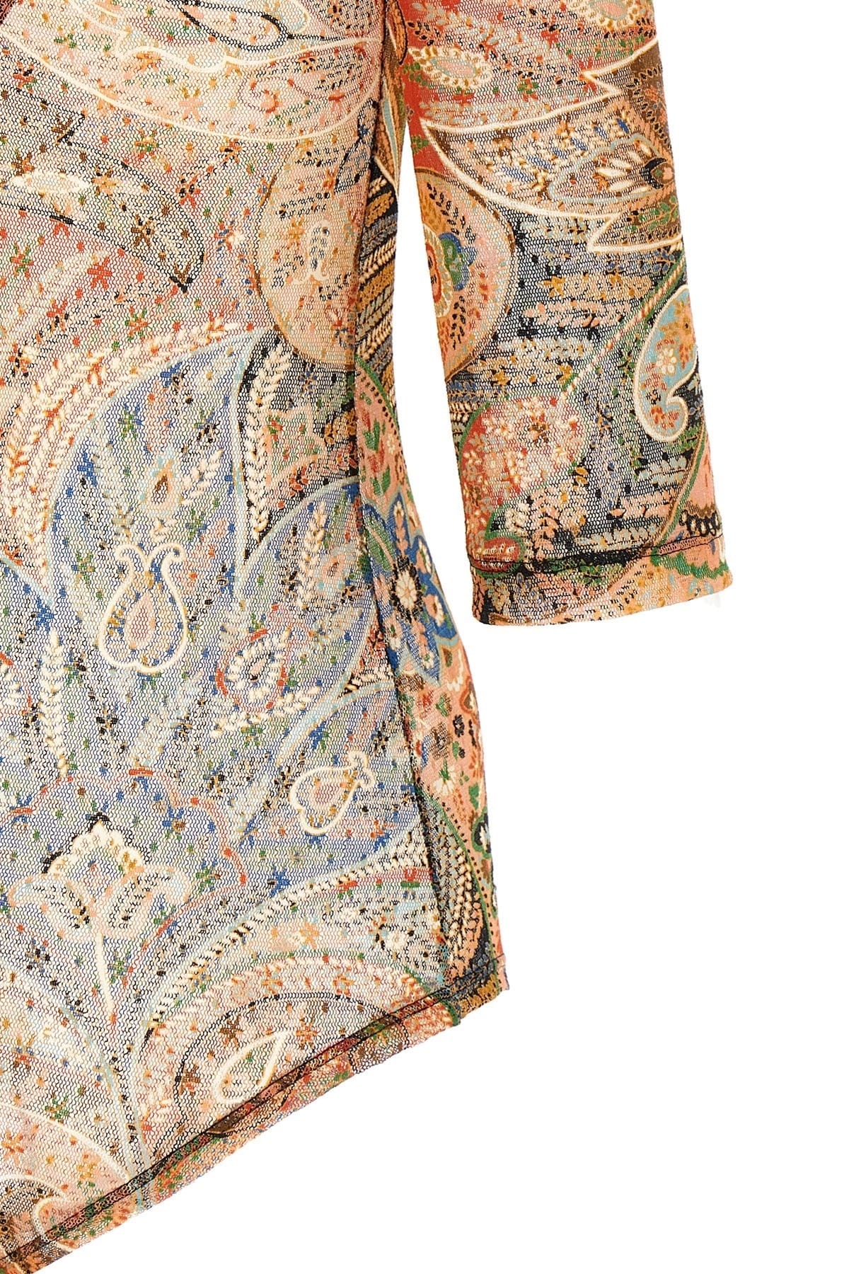Etro Body mit Paisley- und Blattmuster