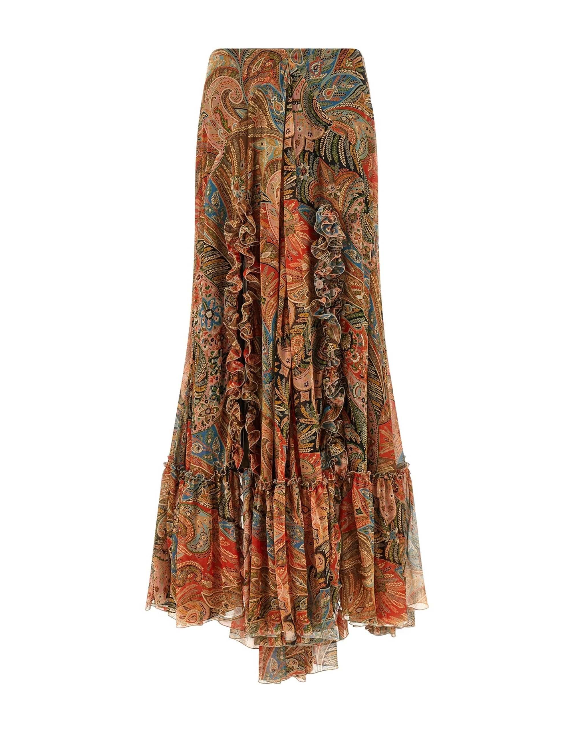 Etro Etro Paisley Foliage Maxi Skirt