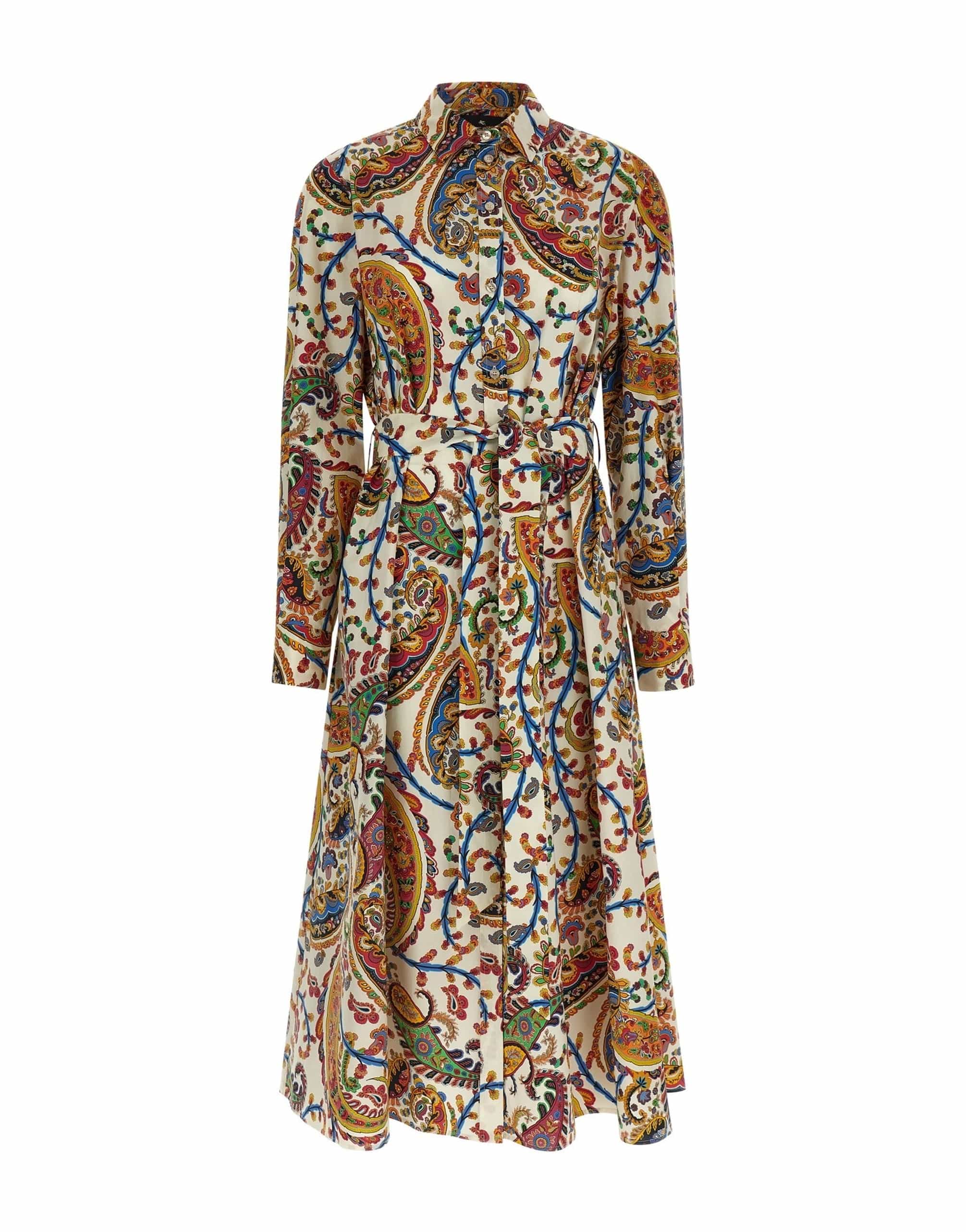 Etro Etro Paisley Foliage Midi Dress