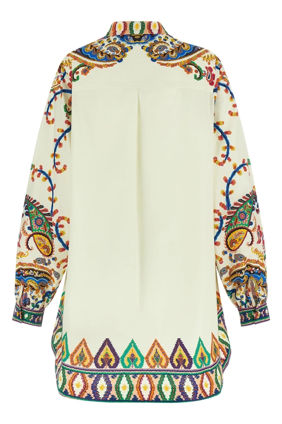 Etro Etro Paisley Print Poplin Mini Dress
