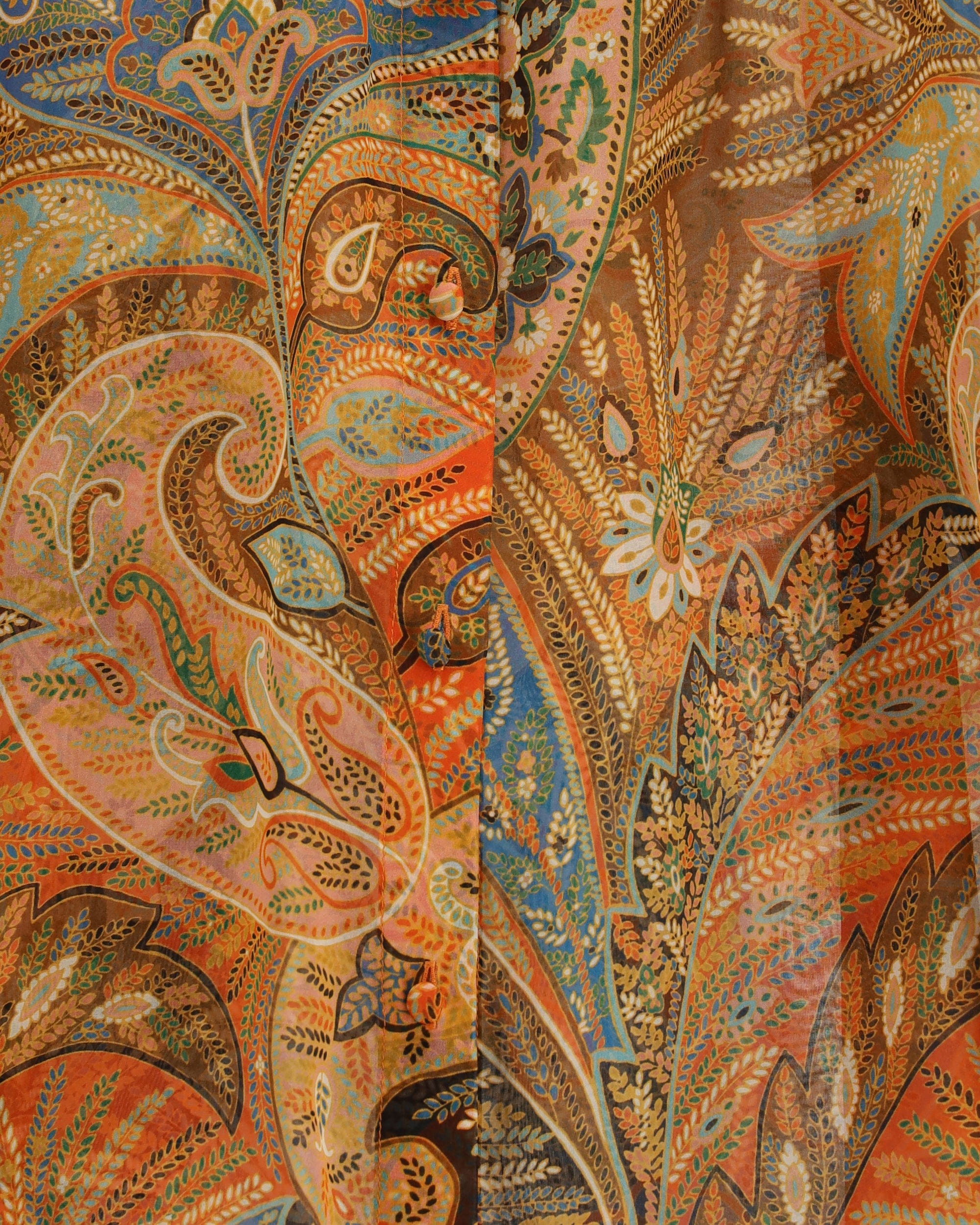 Etro Paisley Ruffled Shirt