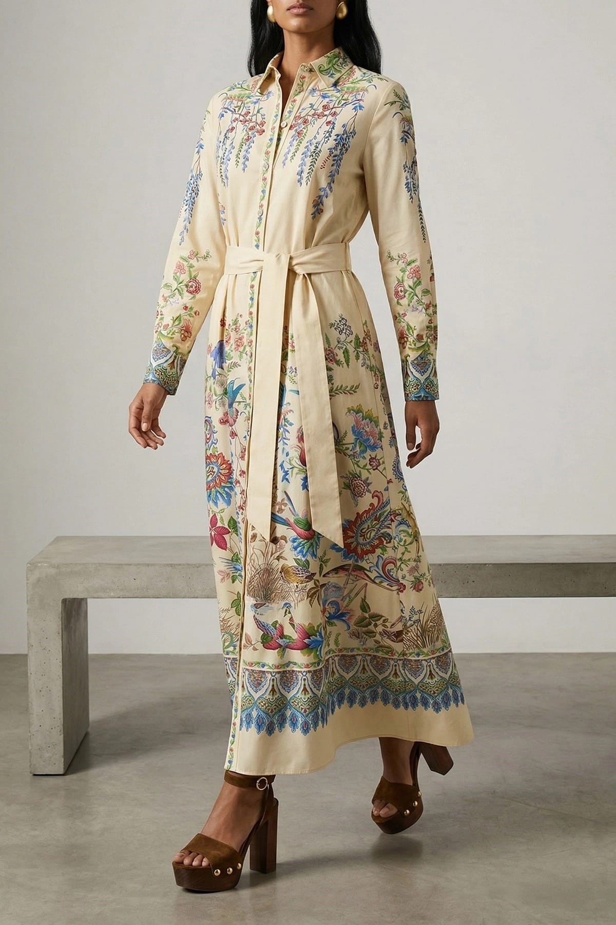 Etro Etro Printed Chemisier Dress