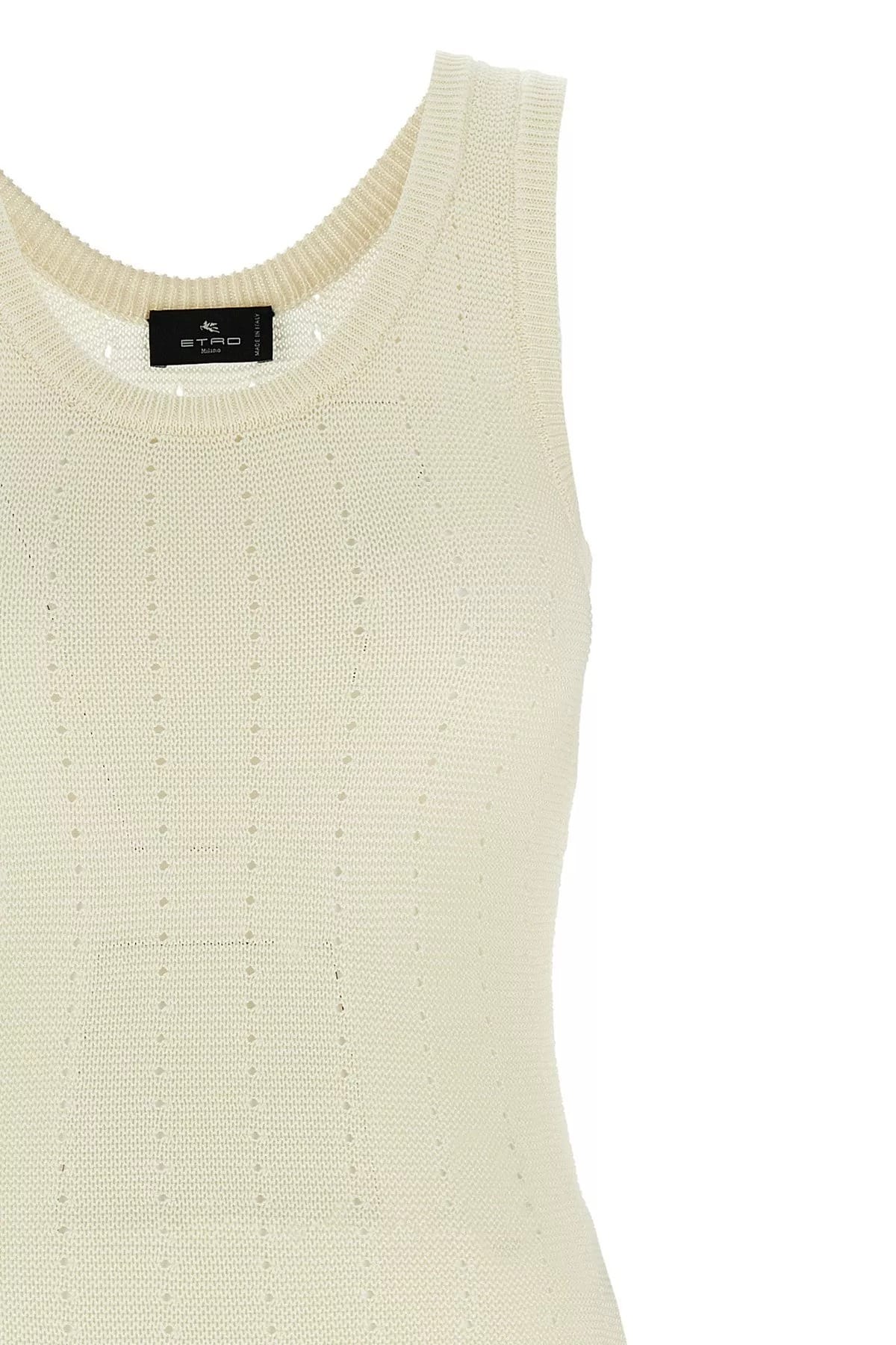 Etro Etro Punched Silk Blend Top