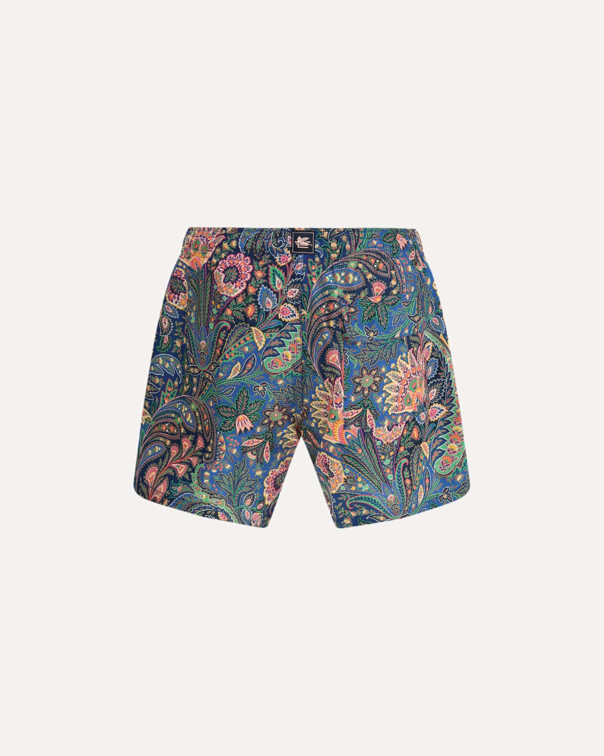 Etro Roma Swim Shorts With Placed Floral Print - alternate view