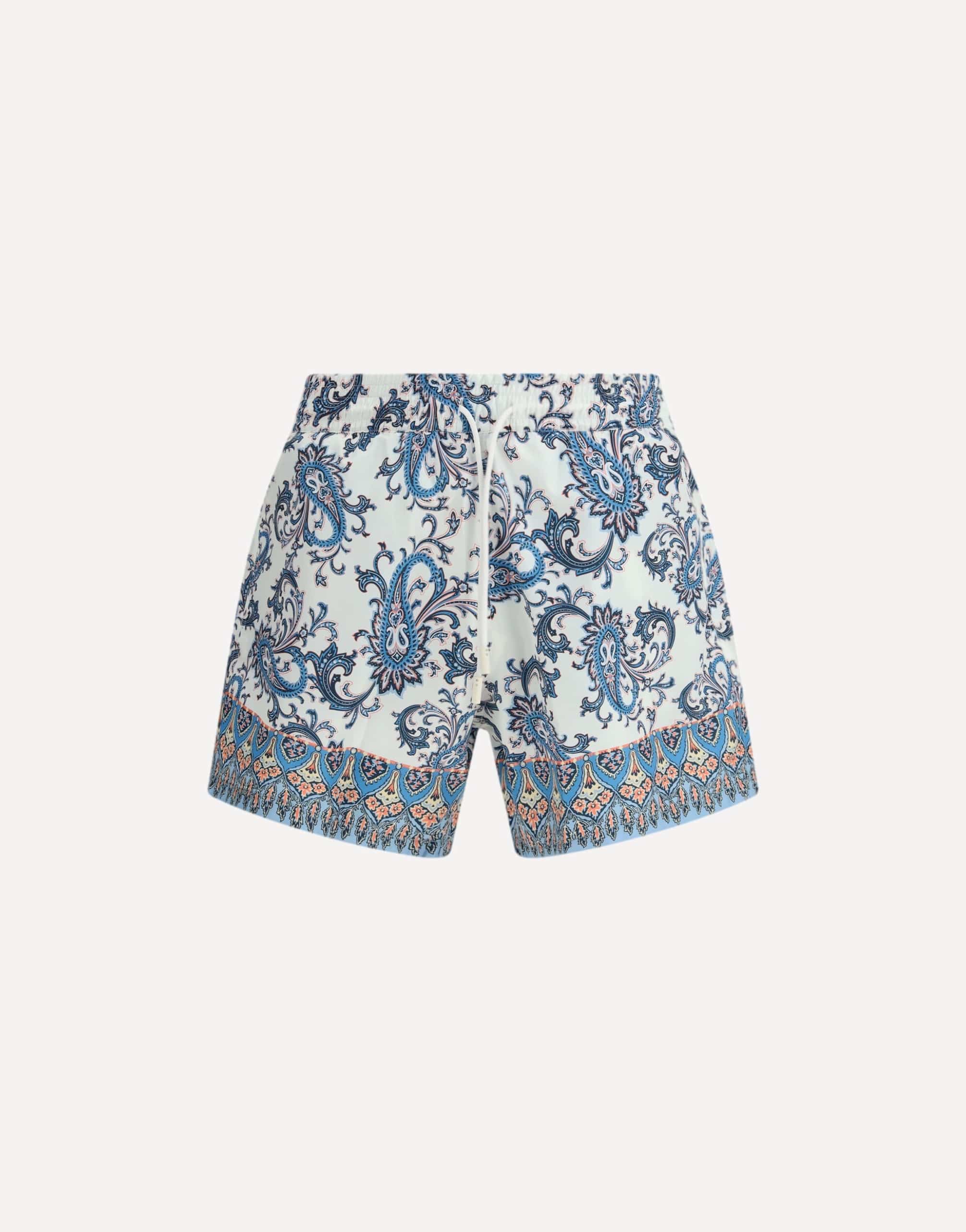 Etro Roma Swim Trunks With Floral Print