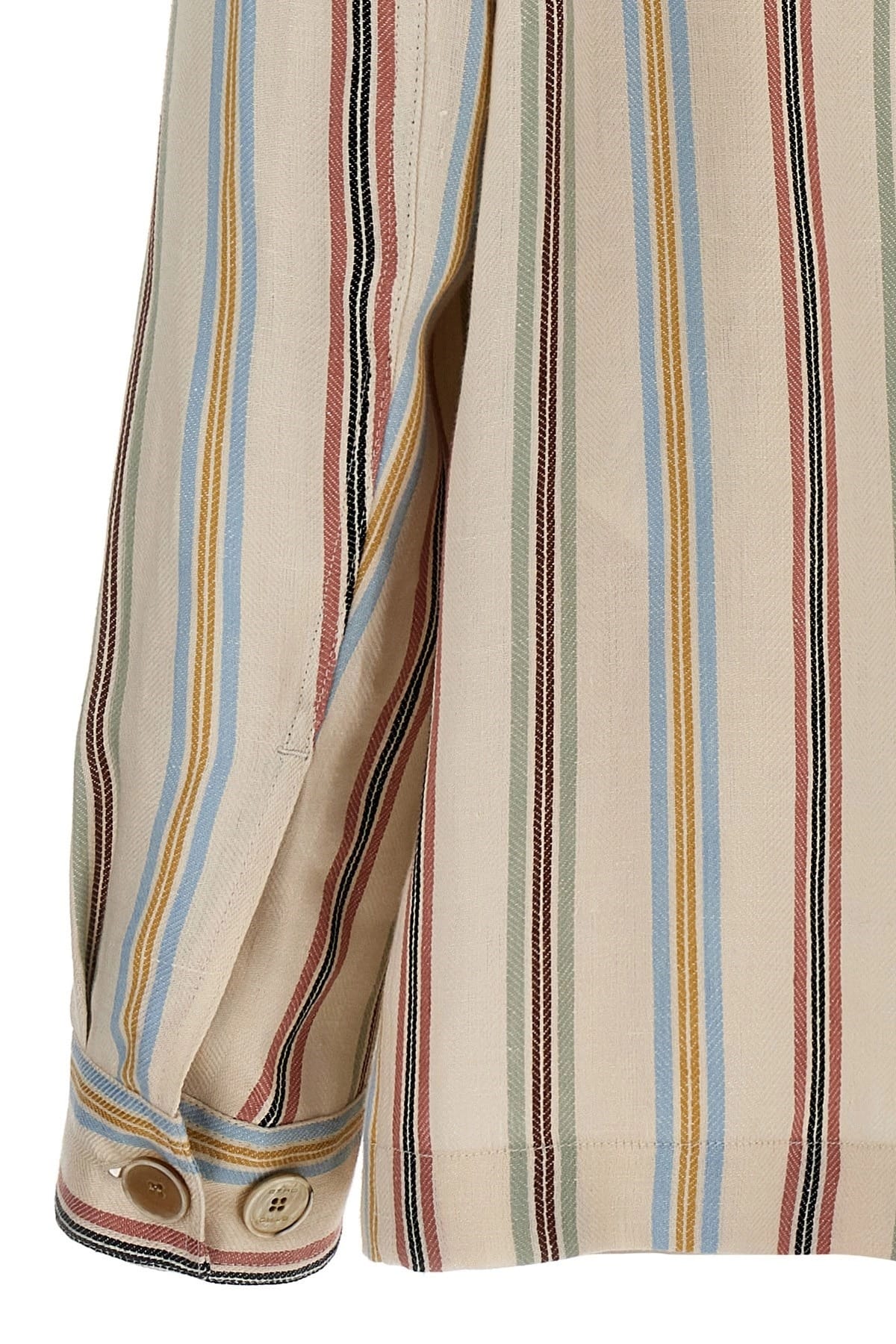 Etro Etro Striped Linen Overshirt