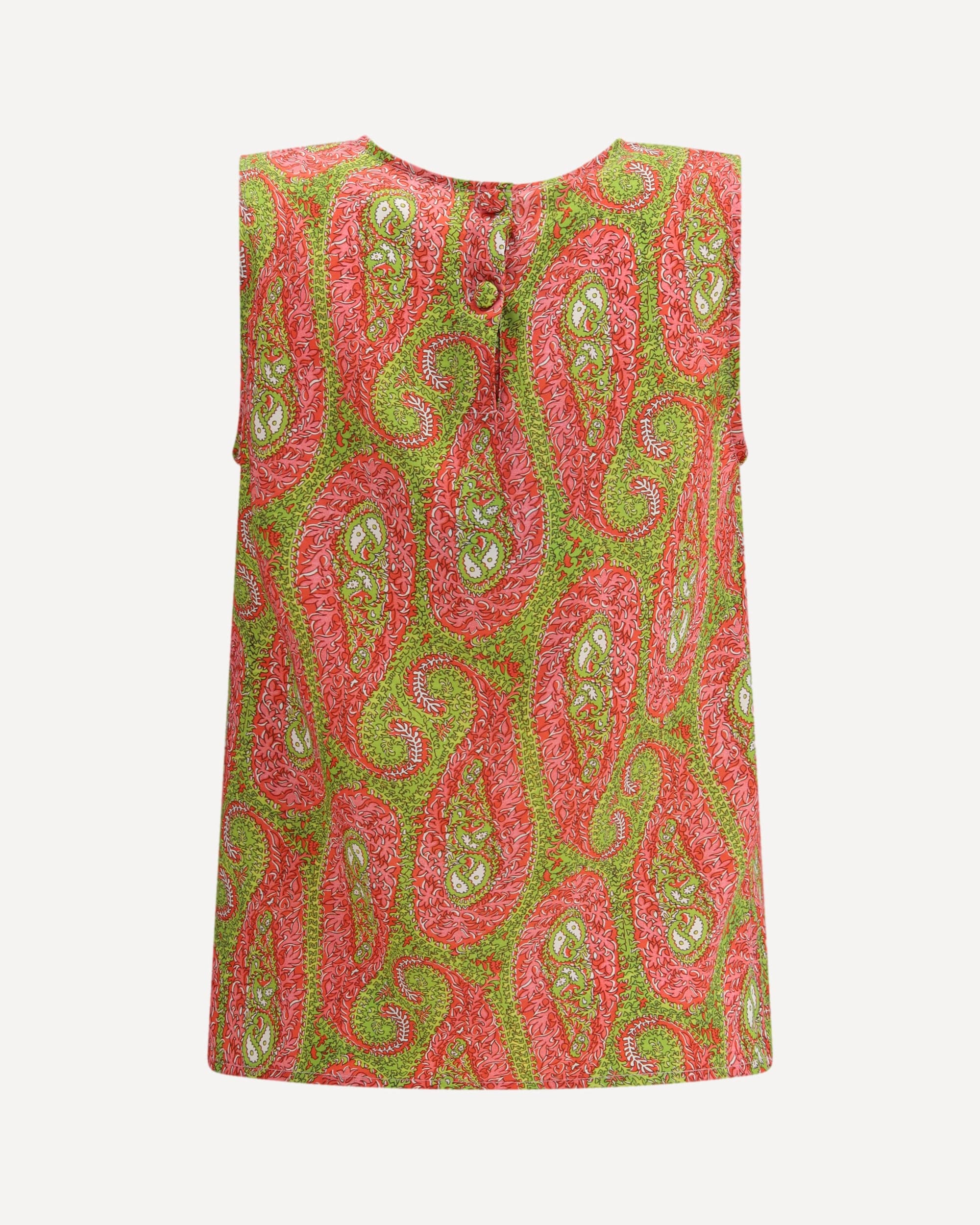 Etro Twill Top With Paisley Foliage Motif - alternate view