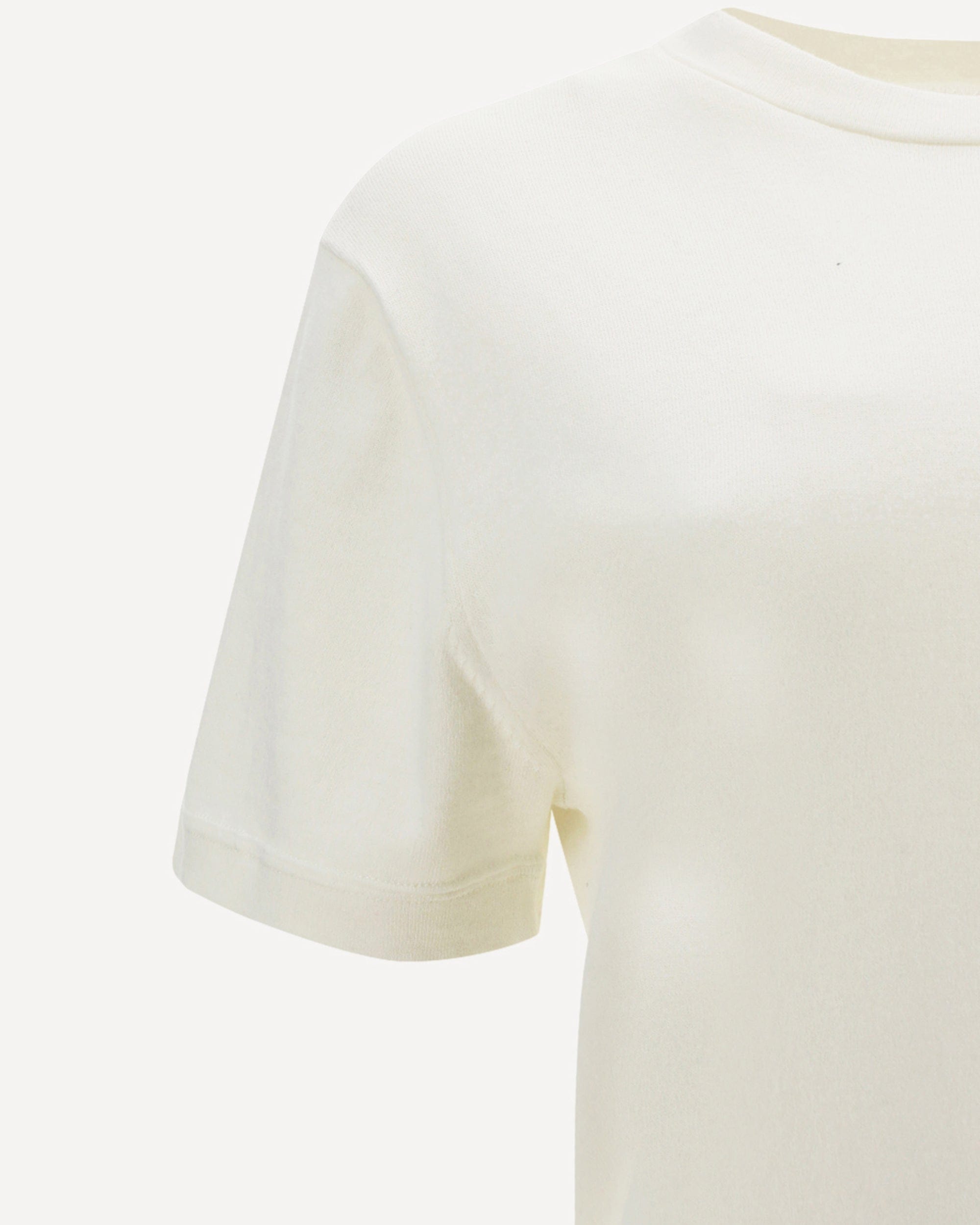 Extreme Cashmere Cotton Ribbed Crew Neck T-Shirt