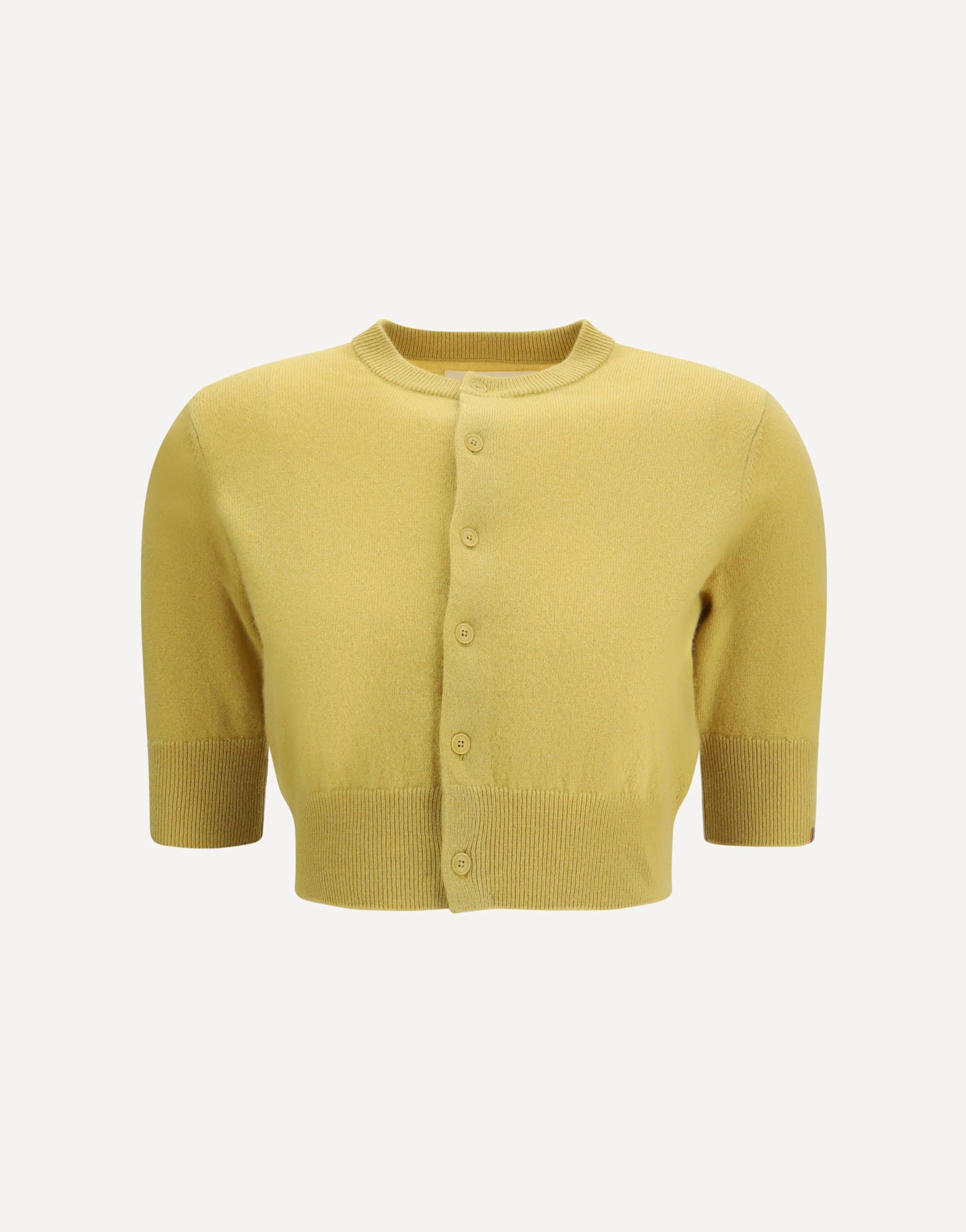 Extreme Cashmere N°474 Super Little Cropped Crewneck Cardigan