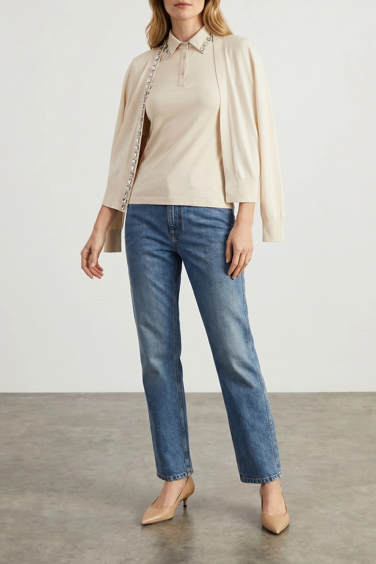 Fabiana Filippi Crystal Cardigan - alternate view