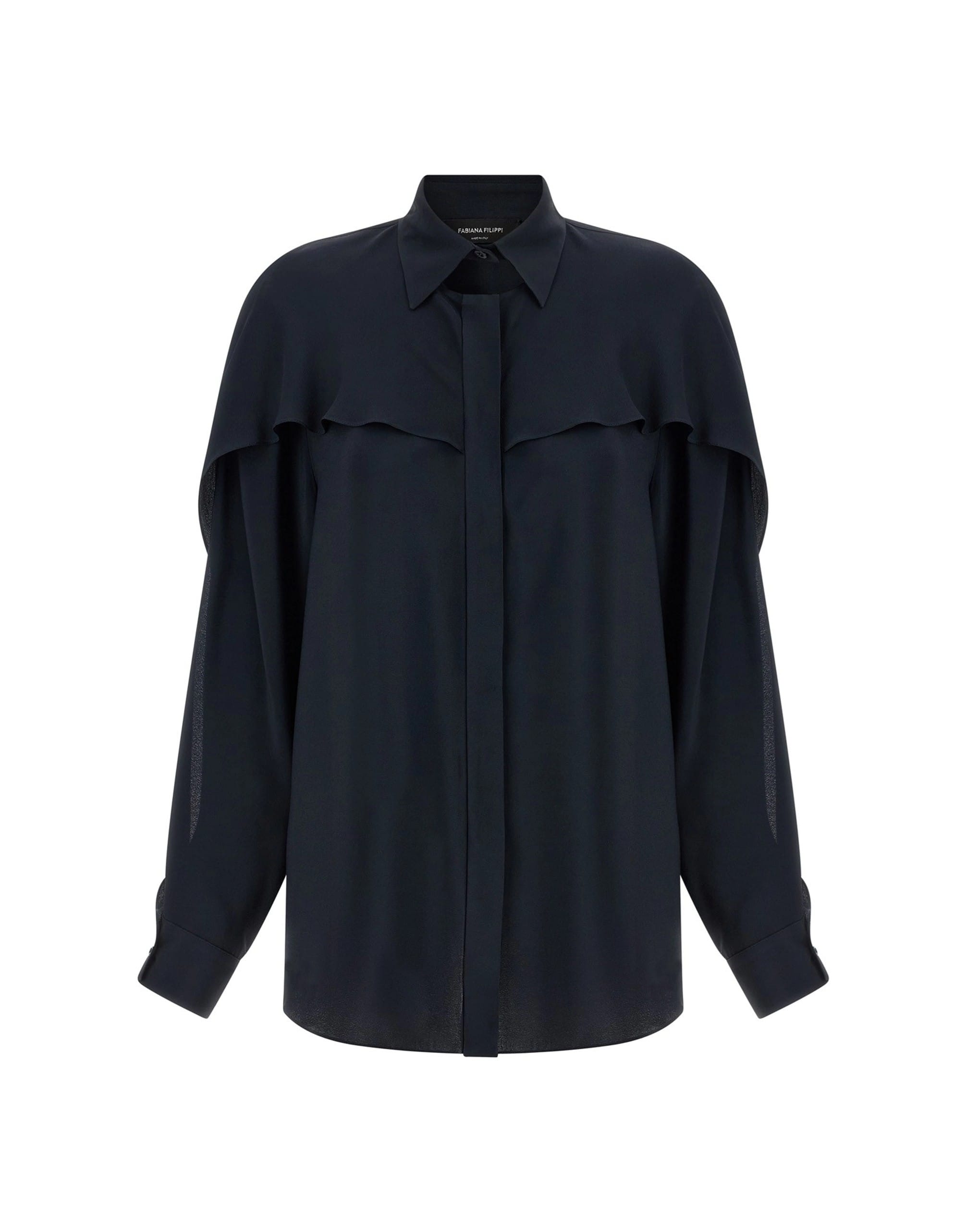 Fabiana Filippi Fabiana Filippi Cut Out Collar Detail Shirt