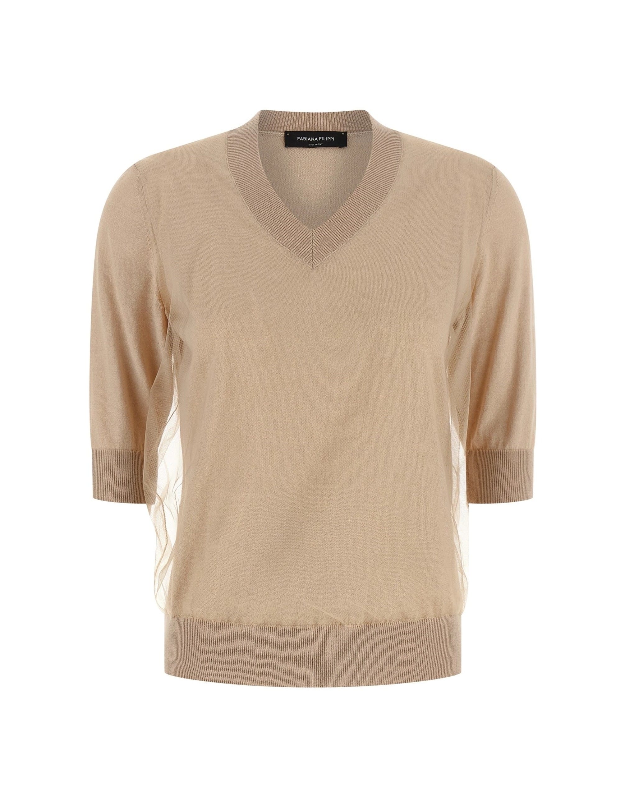 Fabiana Filippi Fabiana Filippi Double Layer Tulle Sweater
