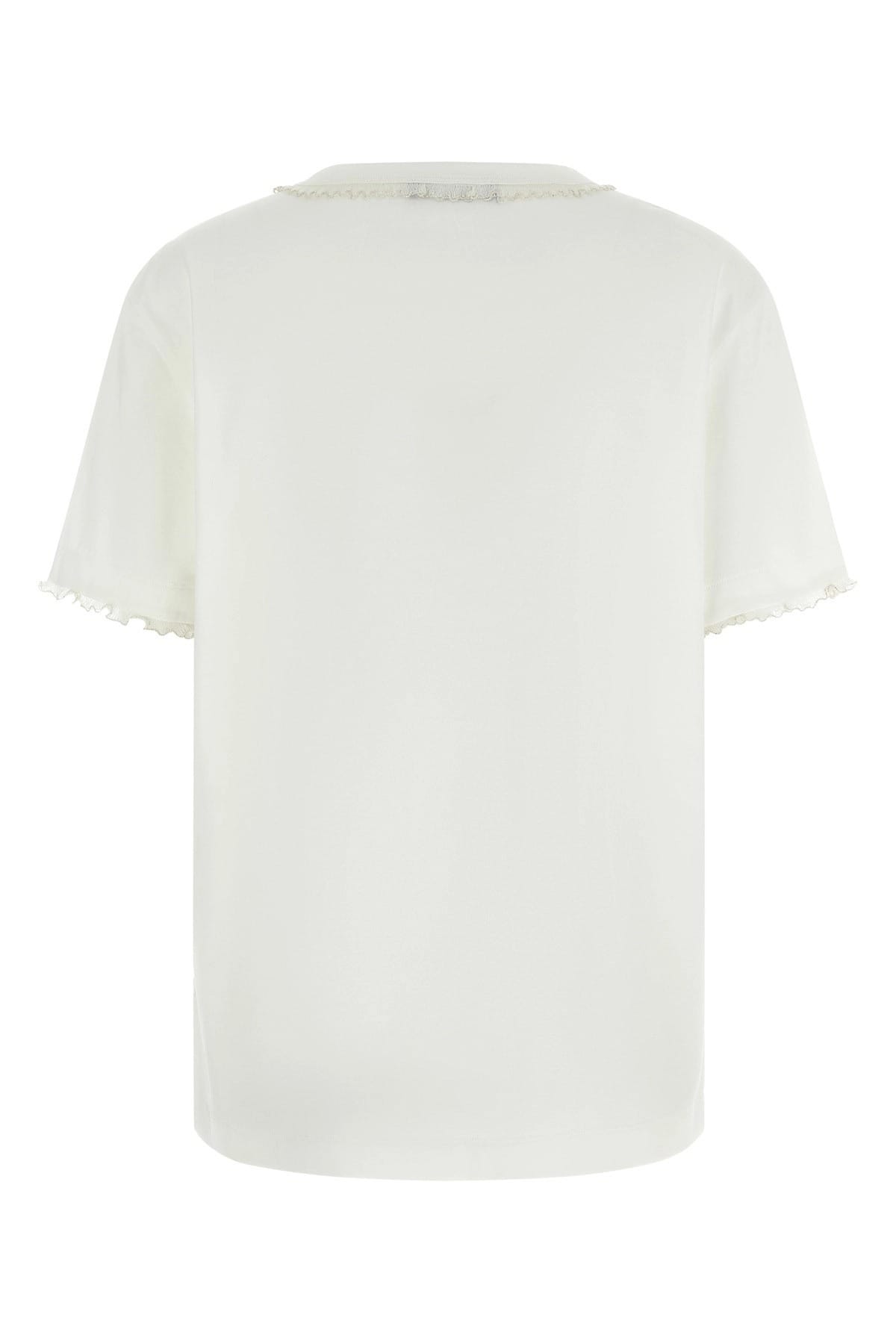 Fabiana Filippi Fabiana Filippi Embroidery Detail T-Shirt