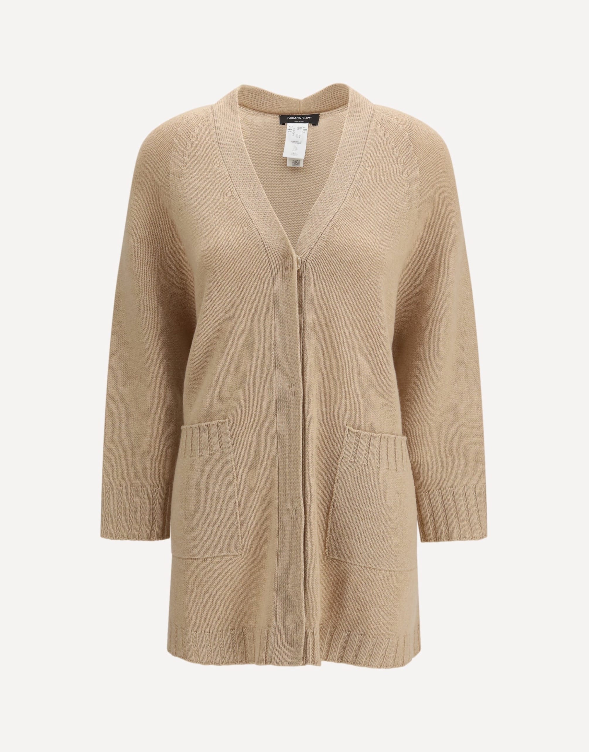 Fabiana Filippi Fine Knit Cardigan With V-Neckline