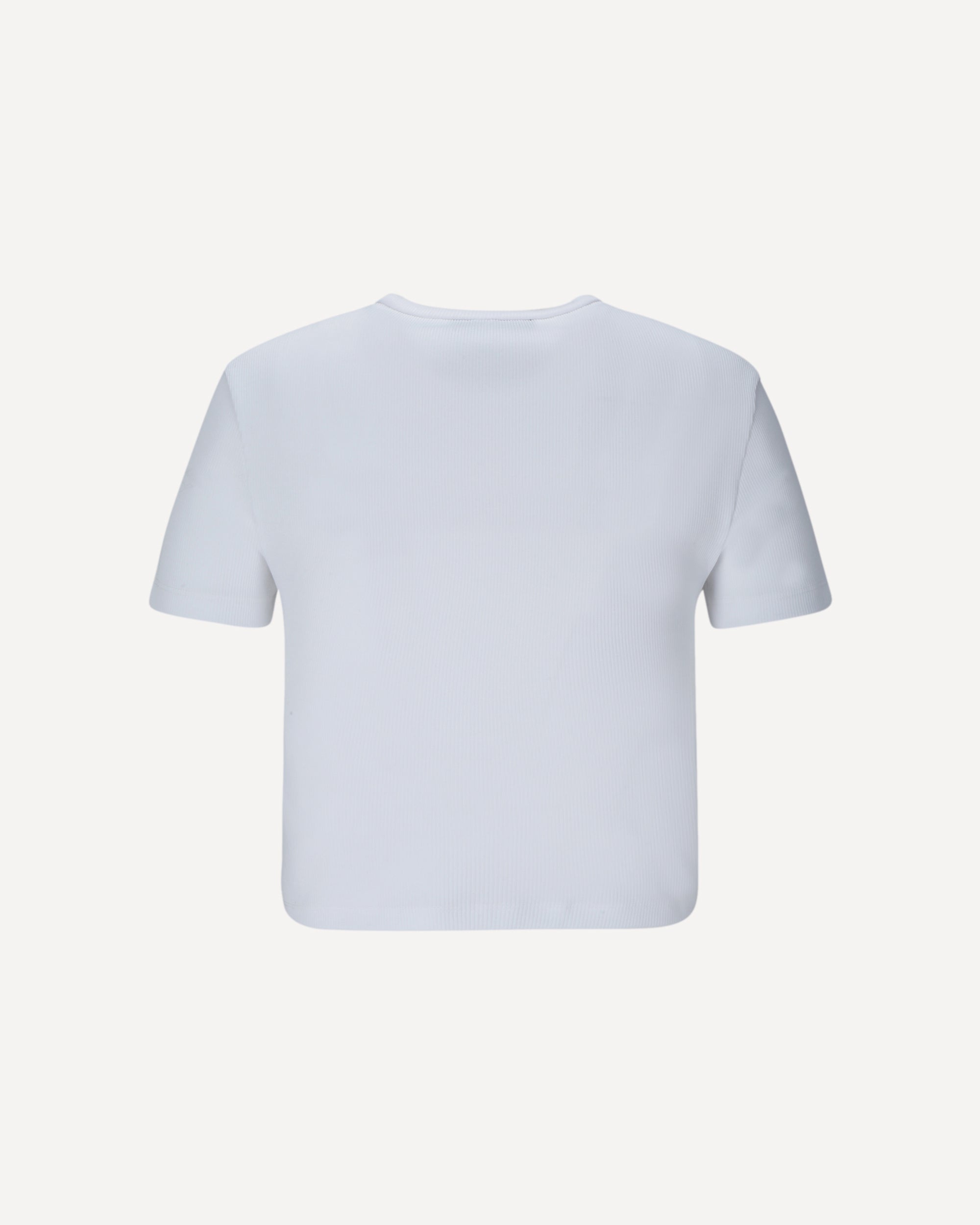 Fendi All-Over Ribbed Cotton T-Shirt With Monogram
