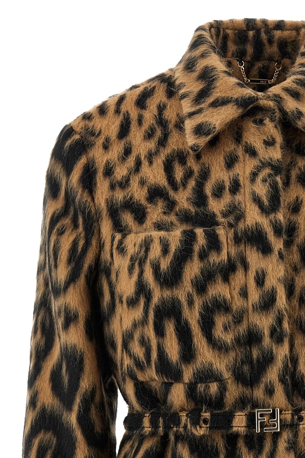 Fendi Fendi Animalier Wool Jacket