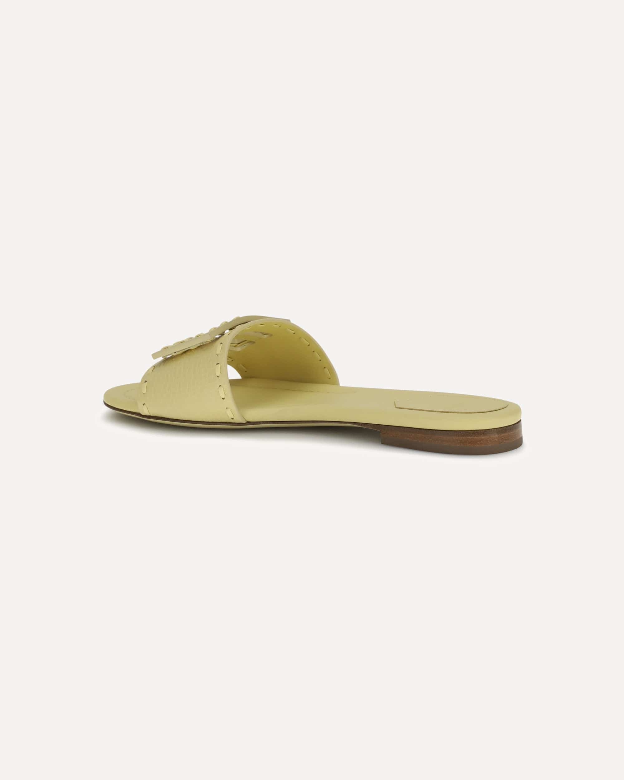 Fendi Baguette Sandals With Cut-Out Ff