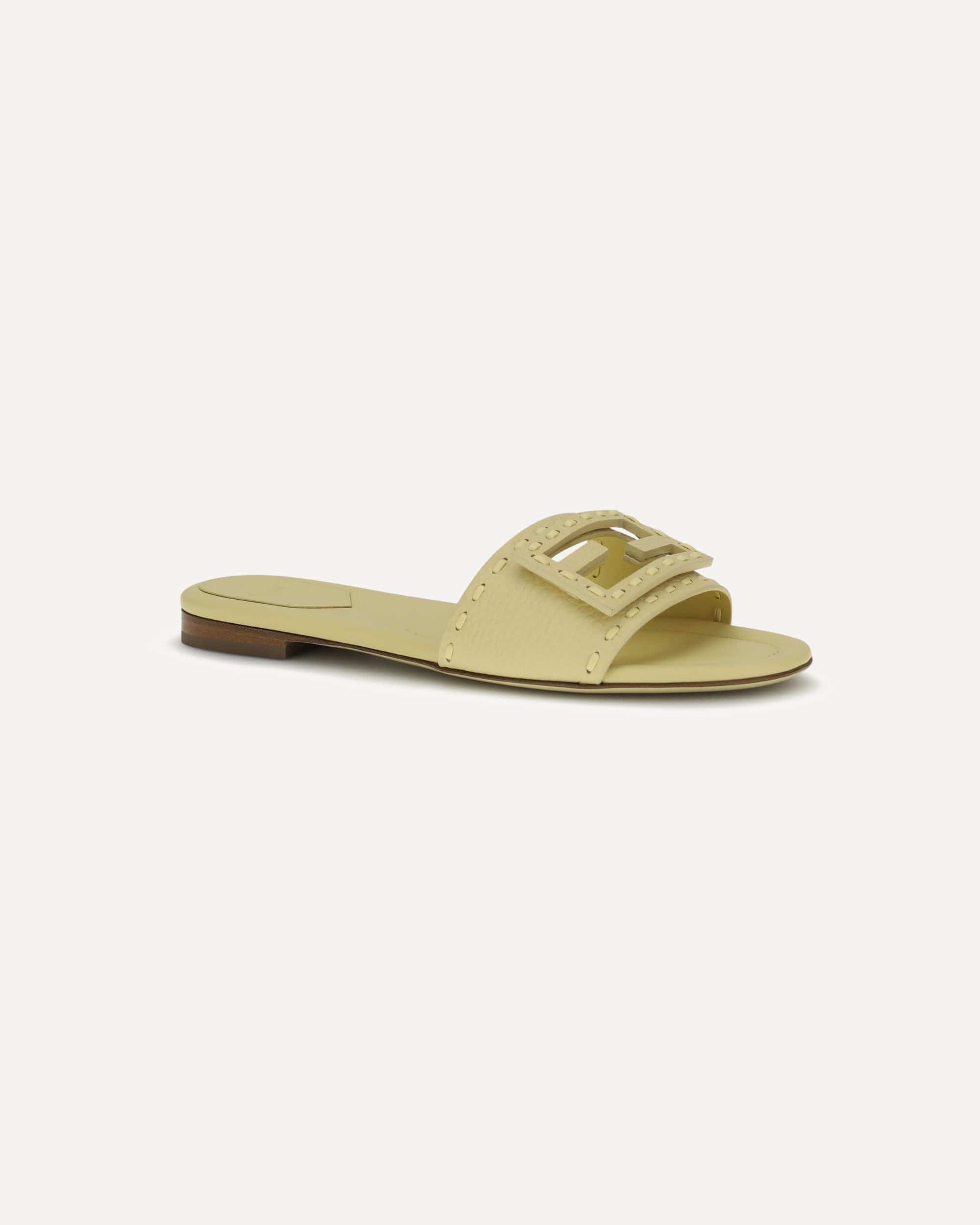 Baguette-Sandalen mit ausgestanztem FF - alternate view