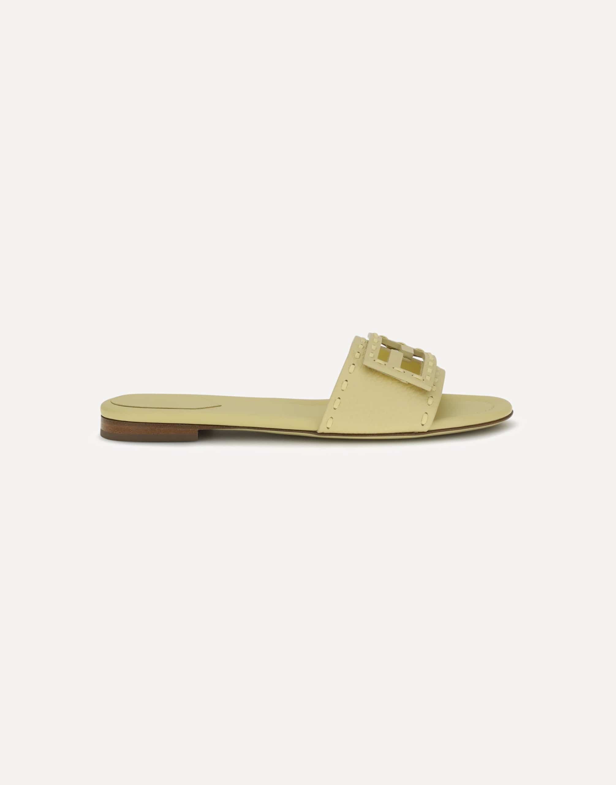 Fendi Baguette Sandals With Cut-Out Ff