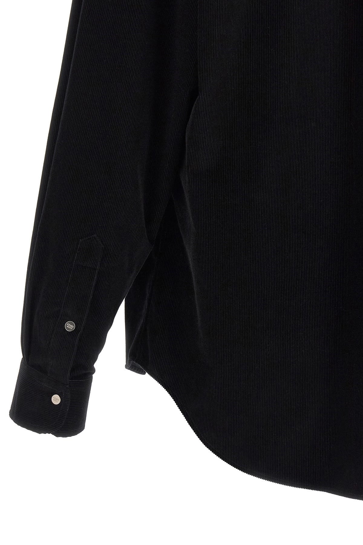 Fendi Fendi Black Corduroy Shirt