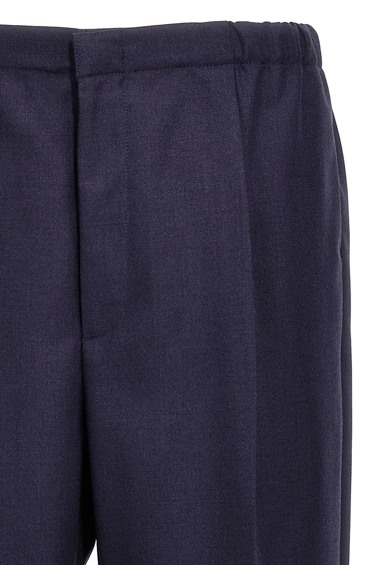 Fendi Fendi Blue Wool Trousers