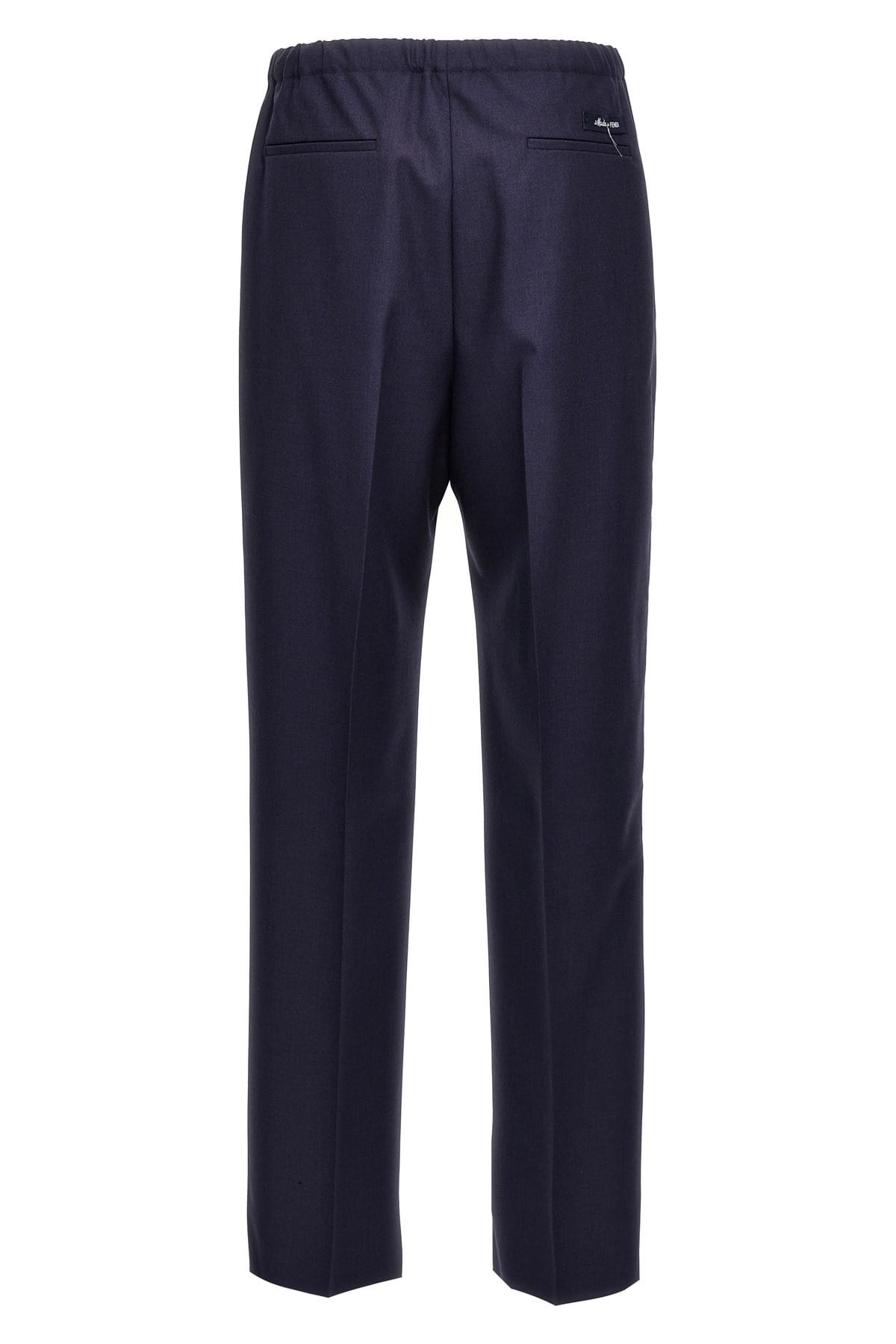 Fendi Fendi Blue Wool Trousers