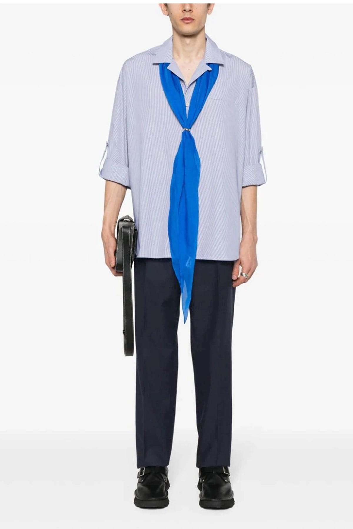 Fendi Fendi Blue Wool Trousers