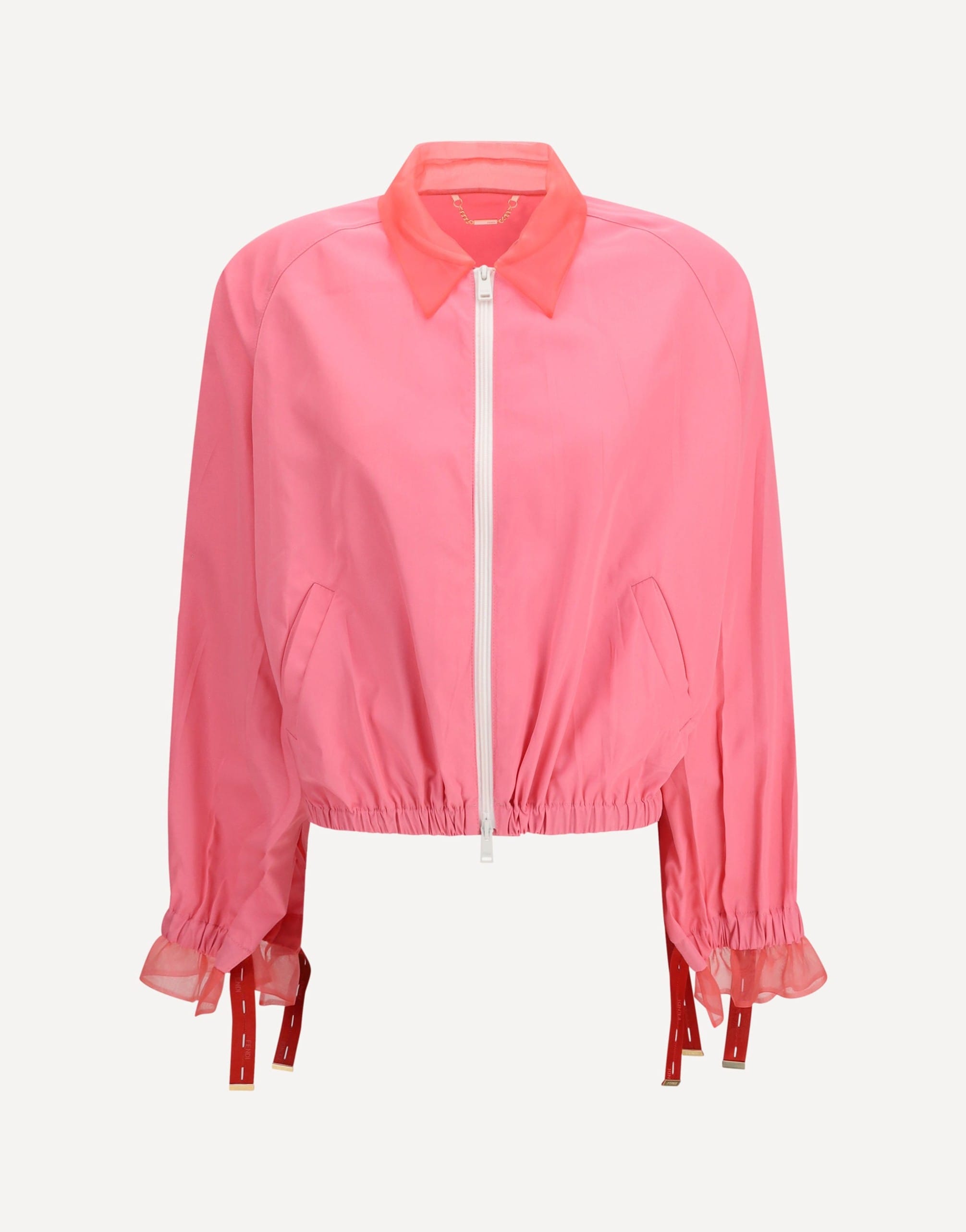 Fendi Bomber Blouson Technical Viscose