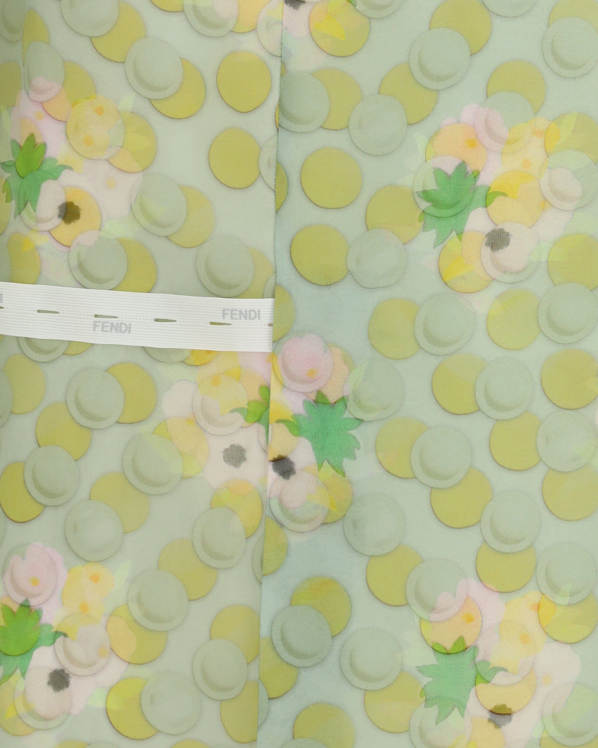Fendi Bouquet Organza Skirt
