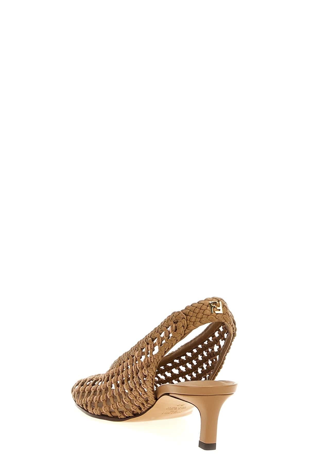 Fendi Fendi Braided Slingbacks