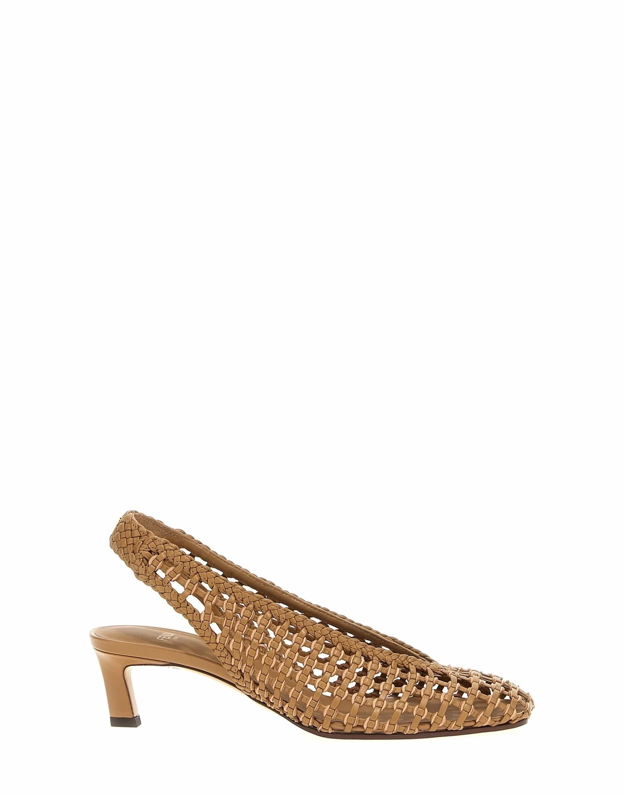 Fendi Fendi Braided Slingbacks