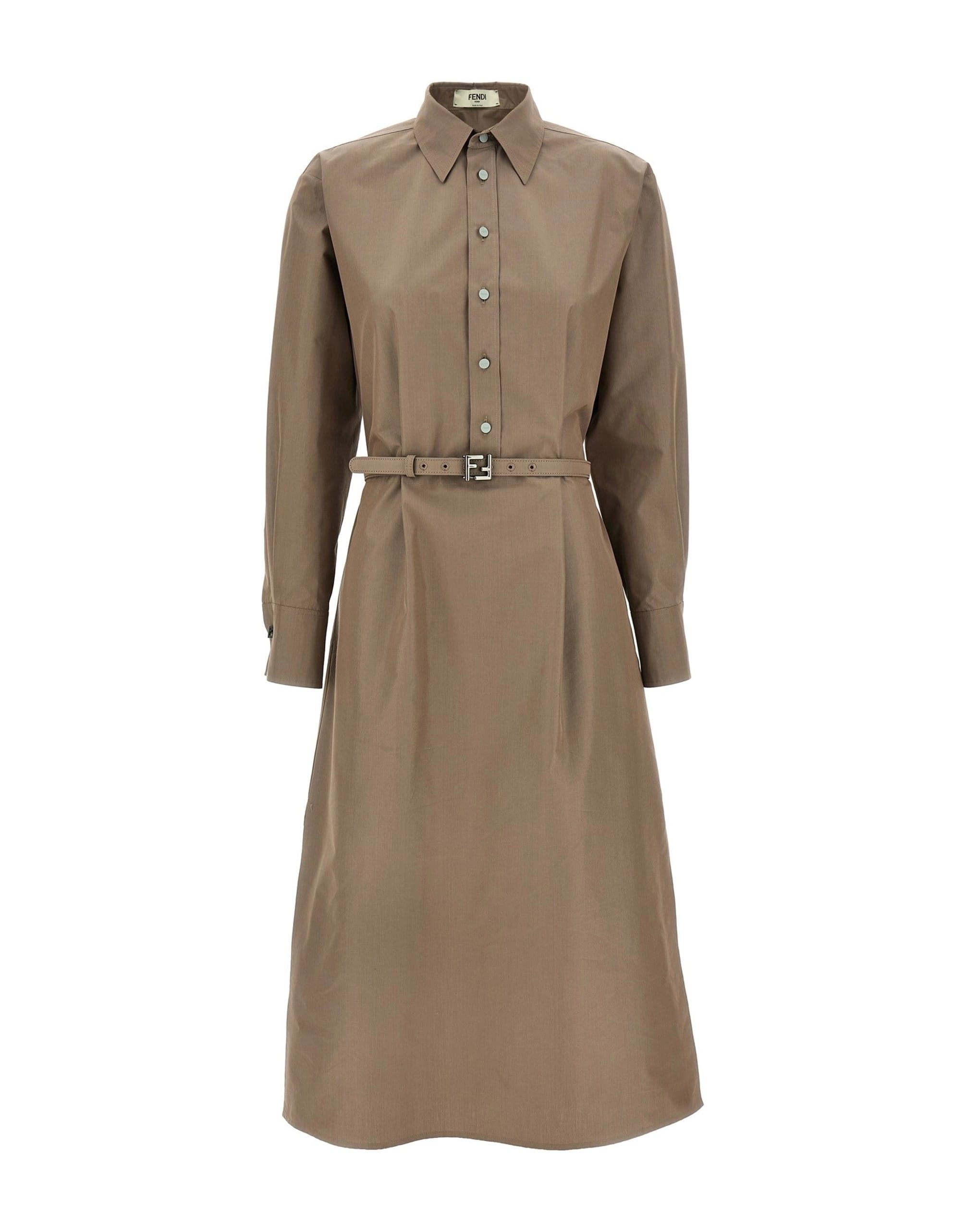 Fendi Fendi Chemisier Midi Dress