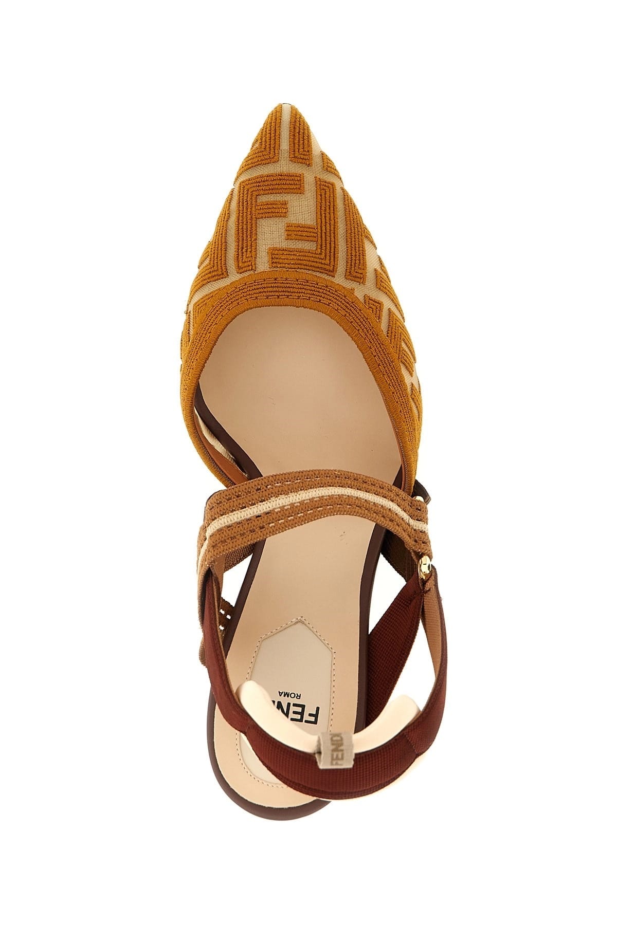 Fendi Fendi Colibrì Mesh Slingback
