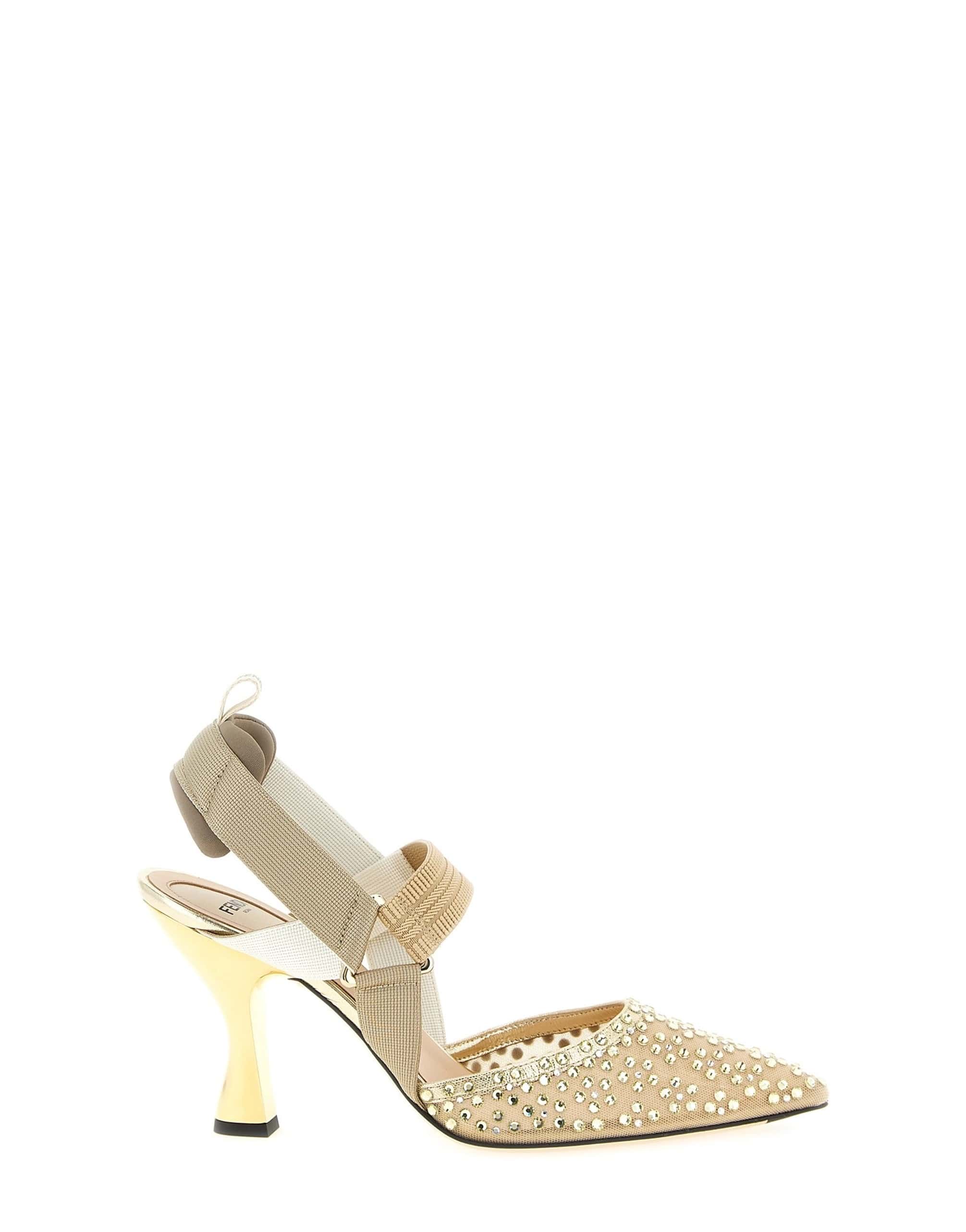 Fendi Colibrì Mesh Slingback