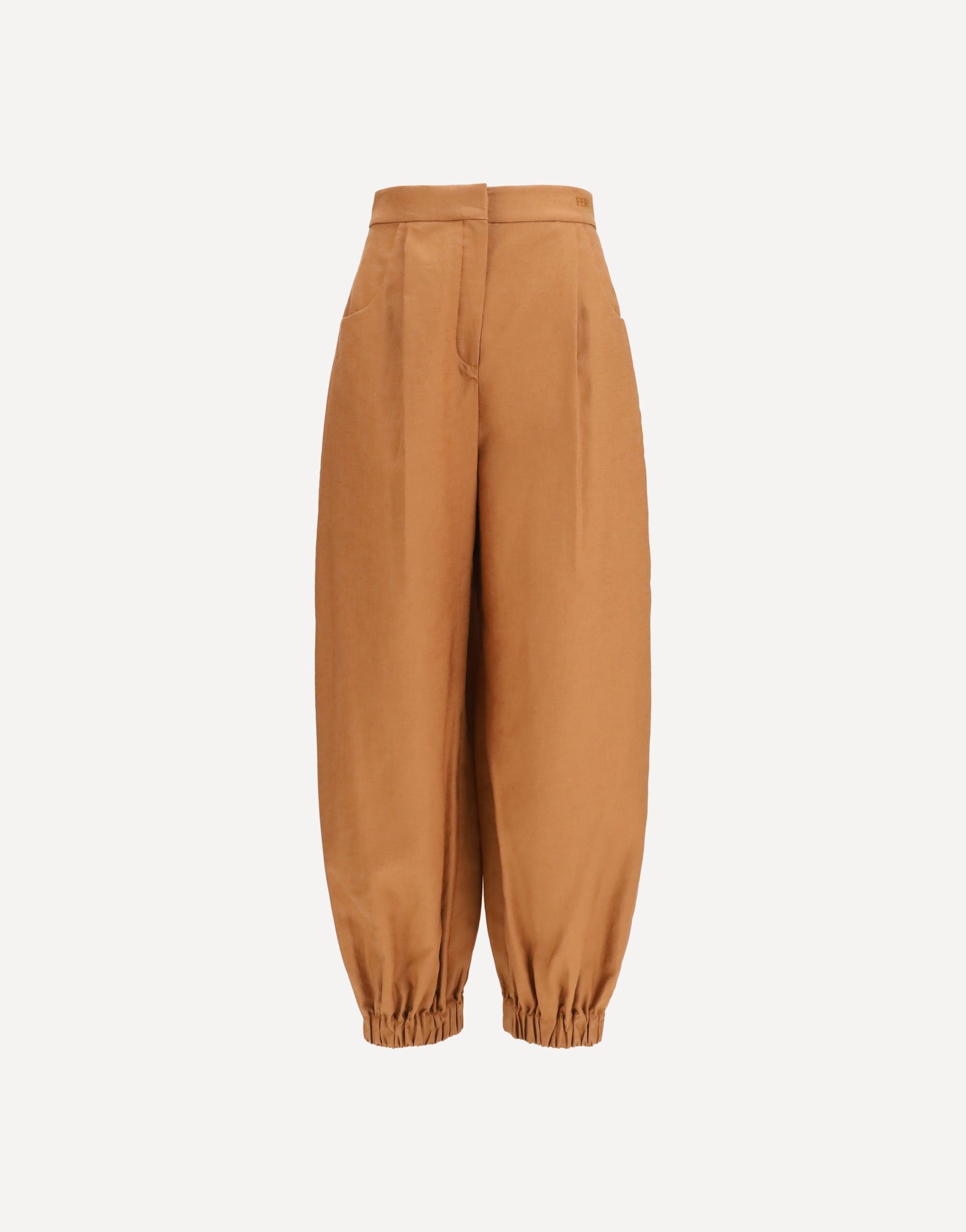 Fendi Ballonhose aus Baumwolle und Leinen