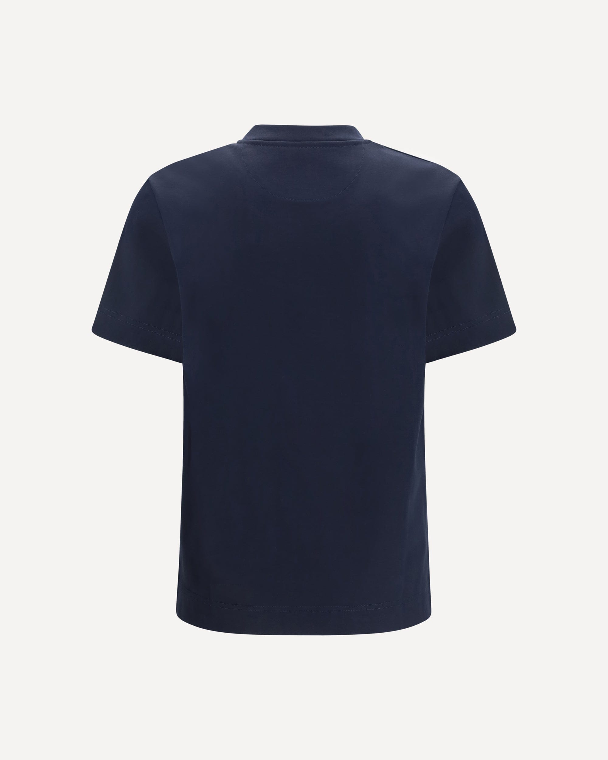 Fendi Cotton T-Shirt With Central Logo Embroidery - alternate view