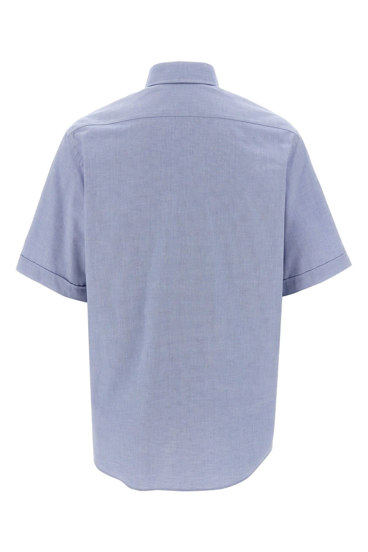 Fendi Fendi Crest Embroidered Oxford Shirt