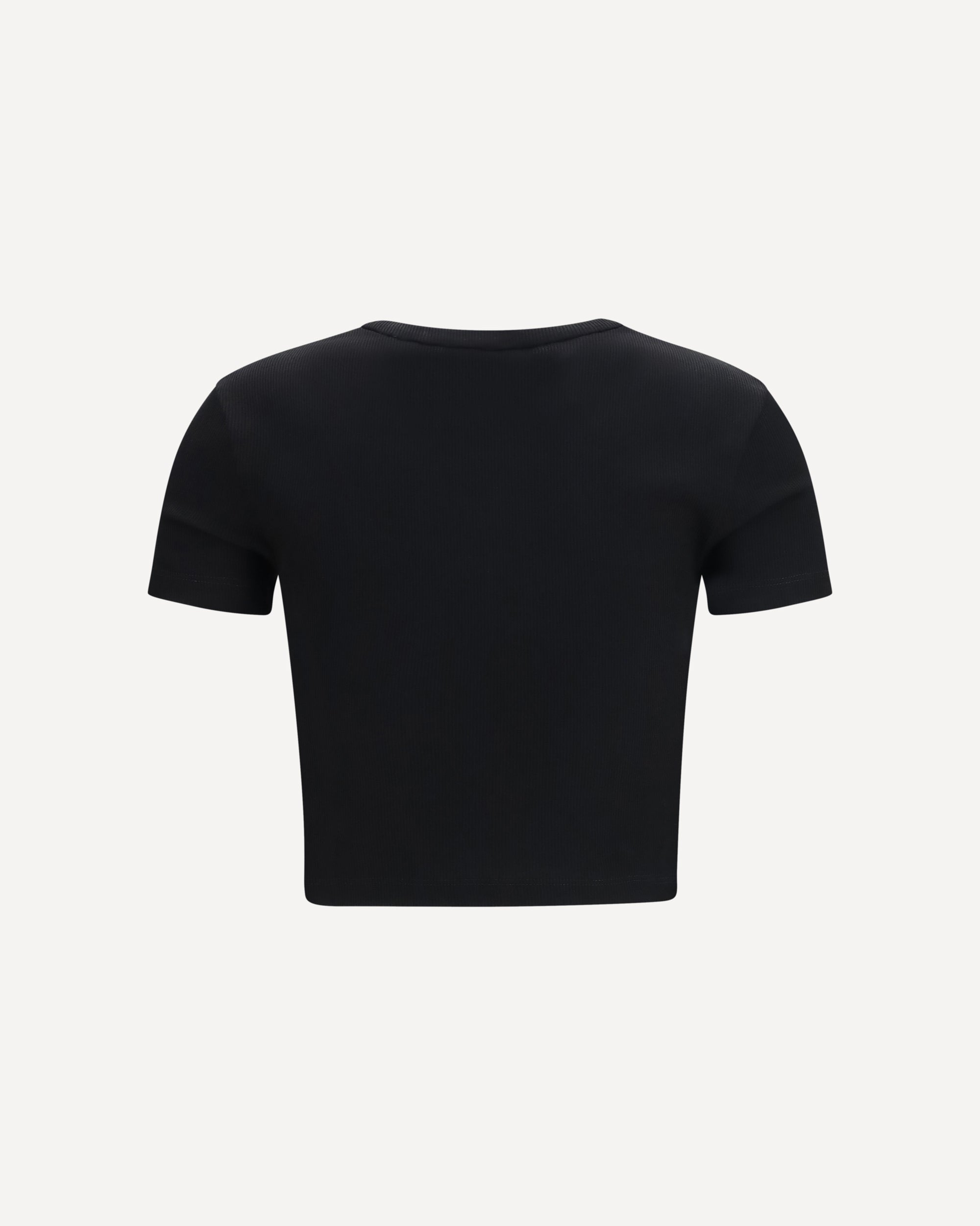 Fendi Gecropt Geribd Katoenen T-shirt - alternate view