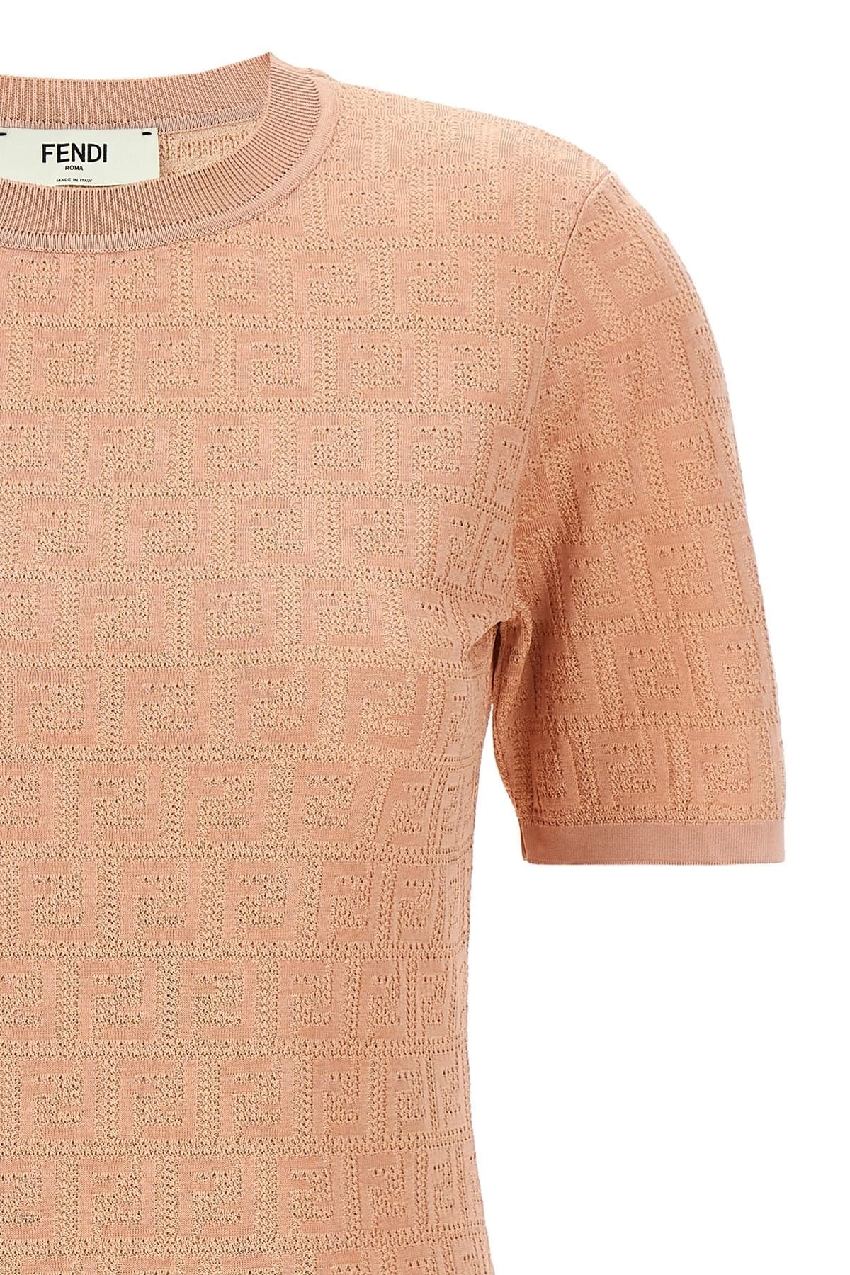 Fendi Fendi FF Cotton Mini Dress