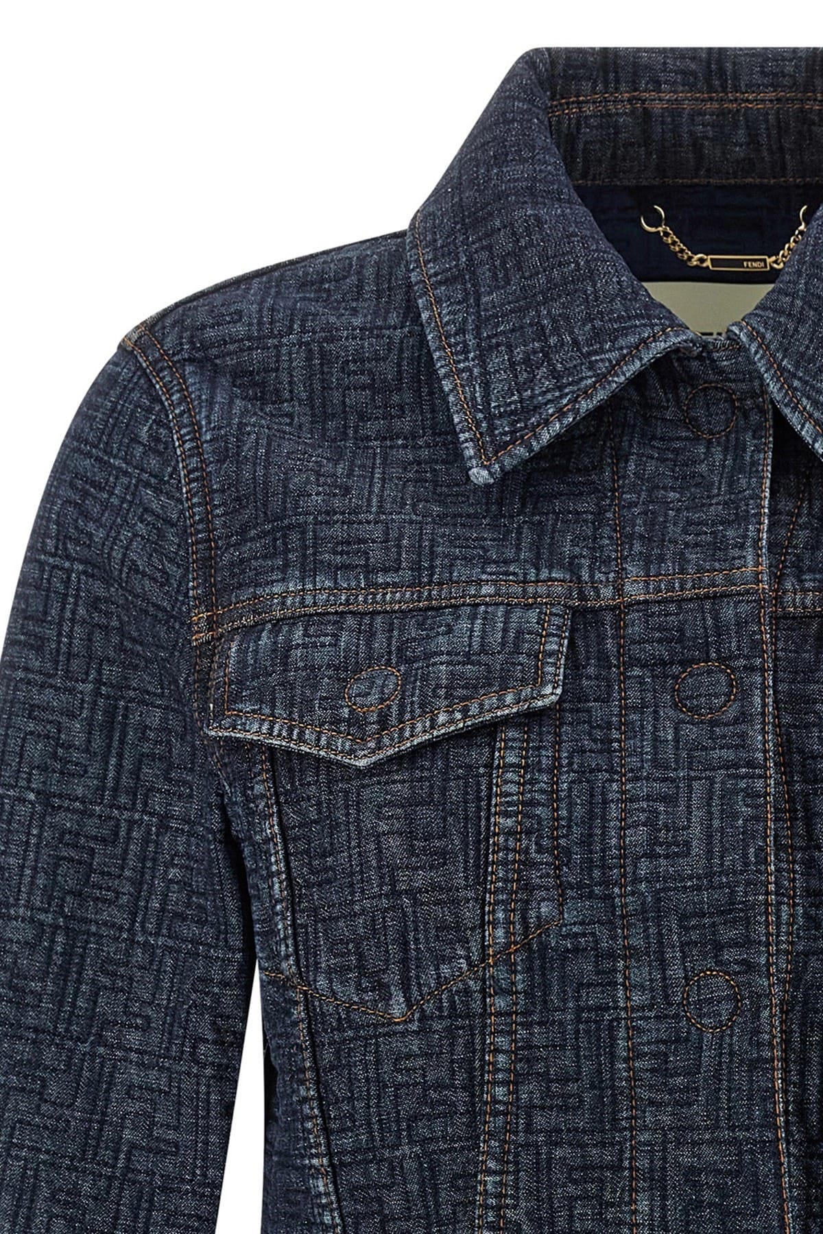 Fendi Fendi FF Denim Bolero Jacket