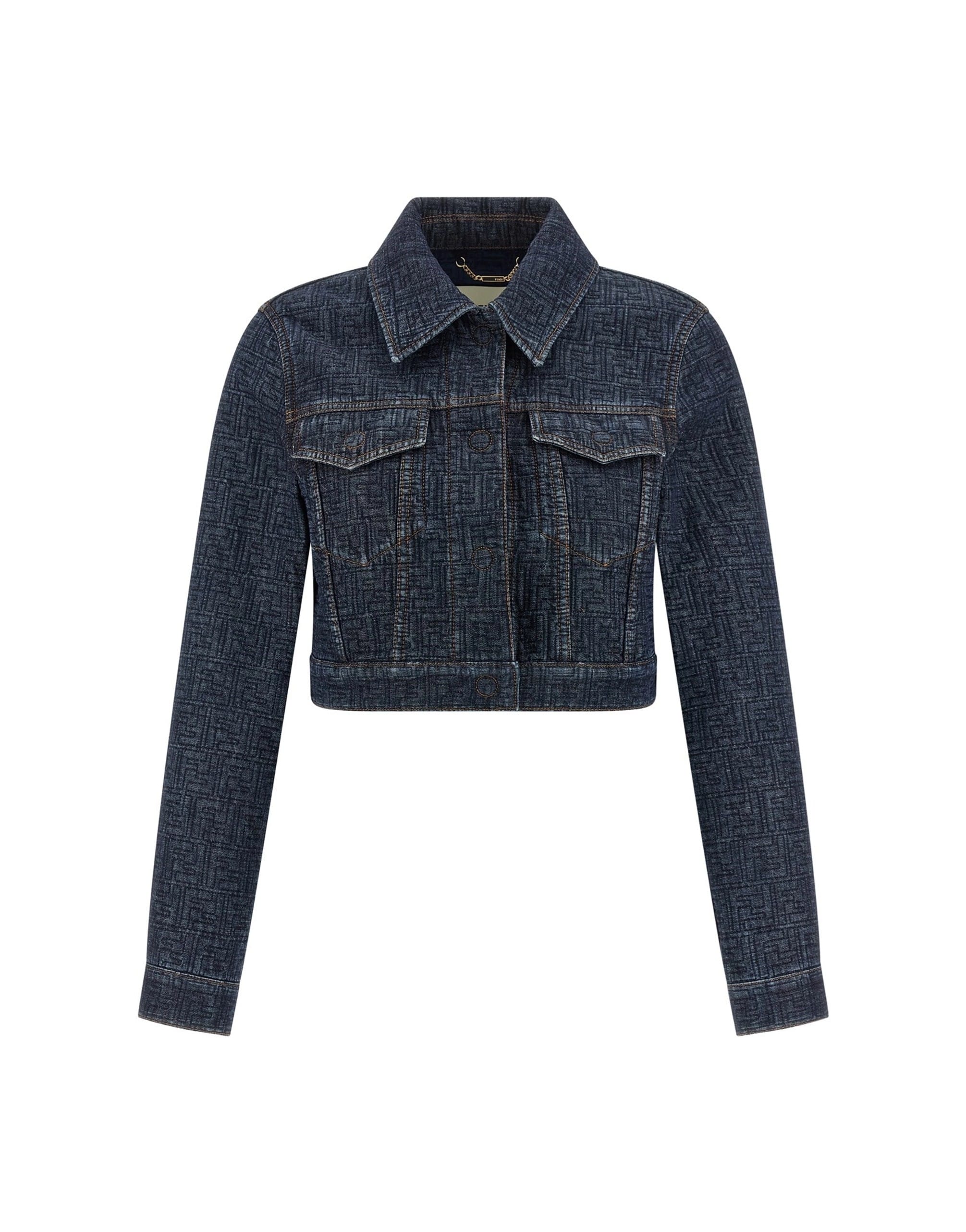 Fendi Fendi FF Denim Bolero Jacket