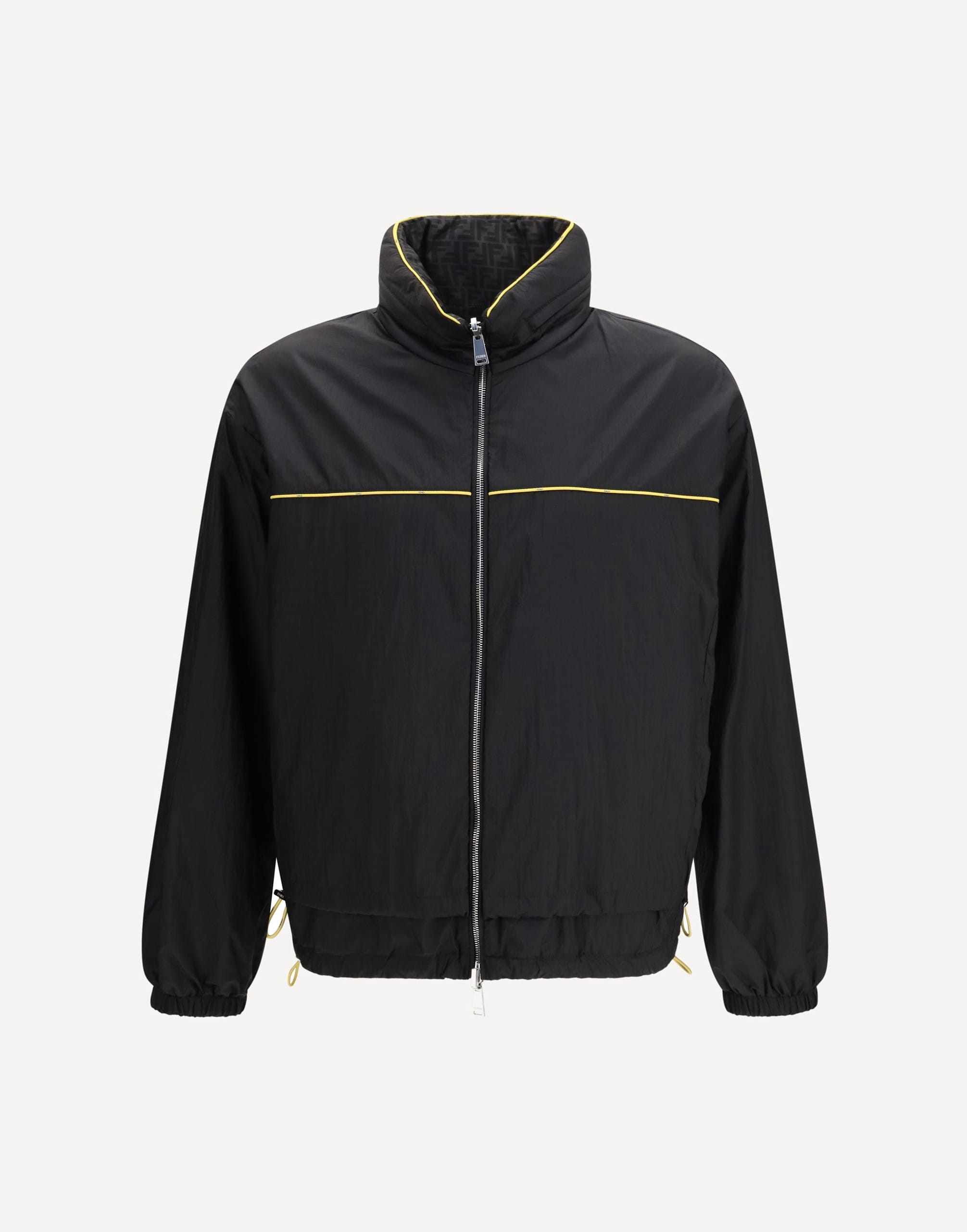Fendi Ff Jacquard Zipped Reversible Windbreaker