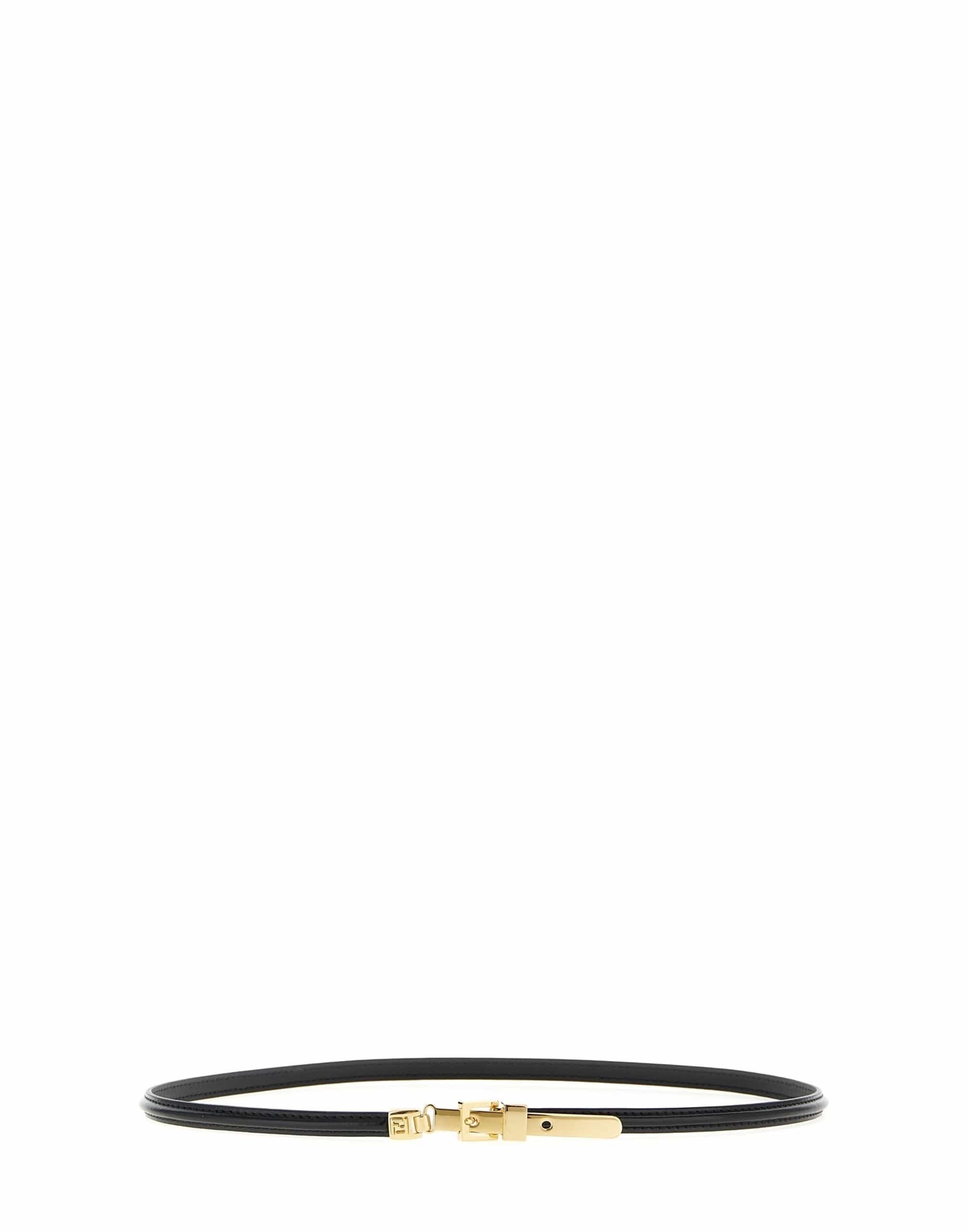 Fendi Fendi FF Logo Leather Belt