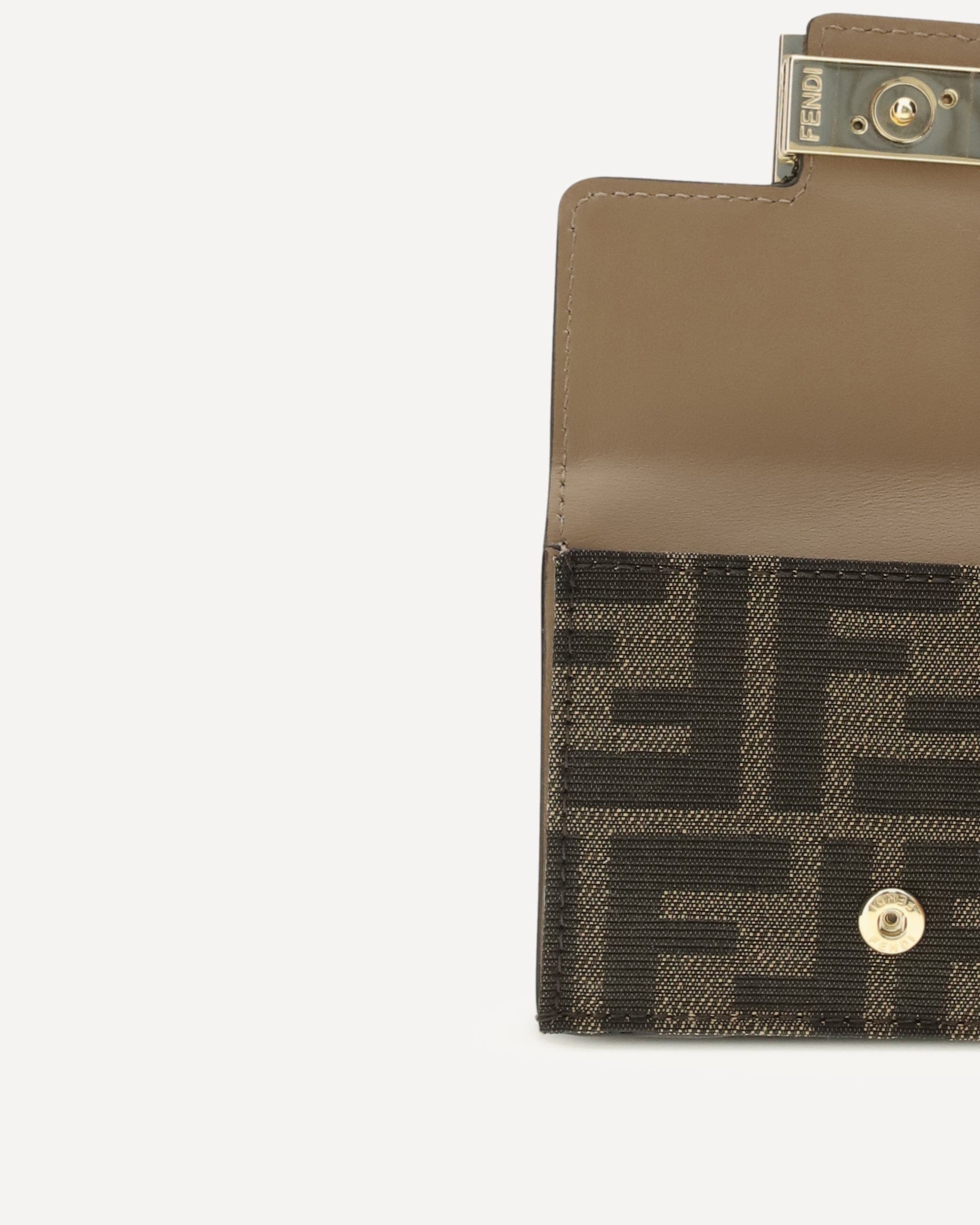Fendi Ff Trifold Wallet With Coin Pocket