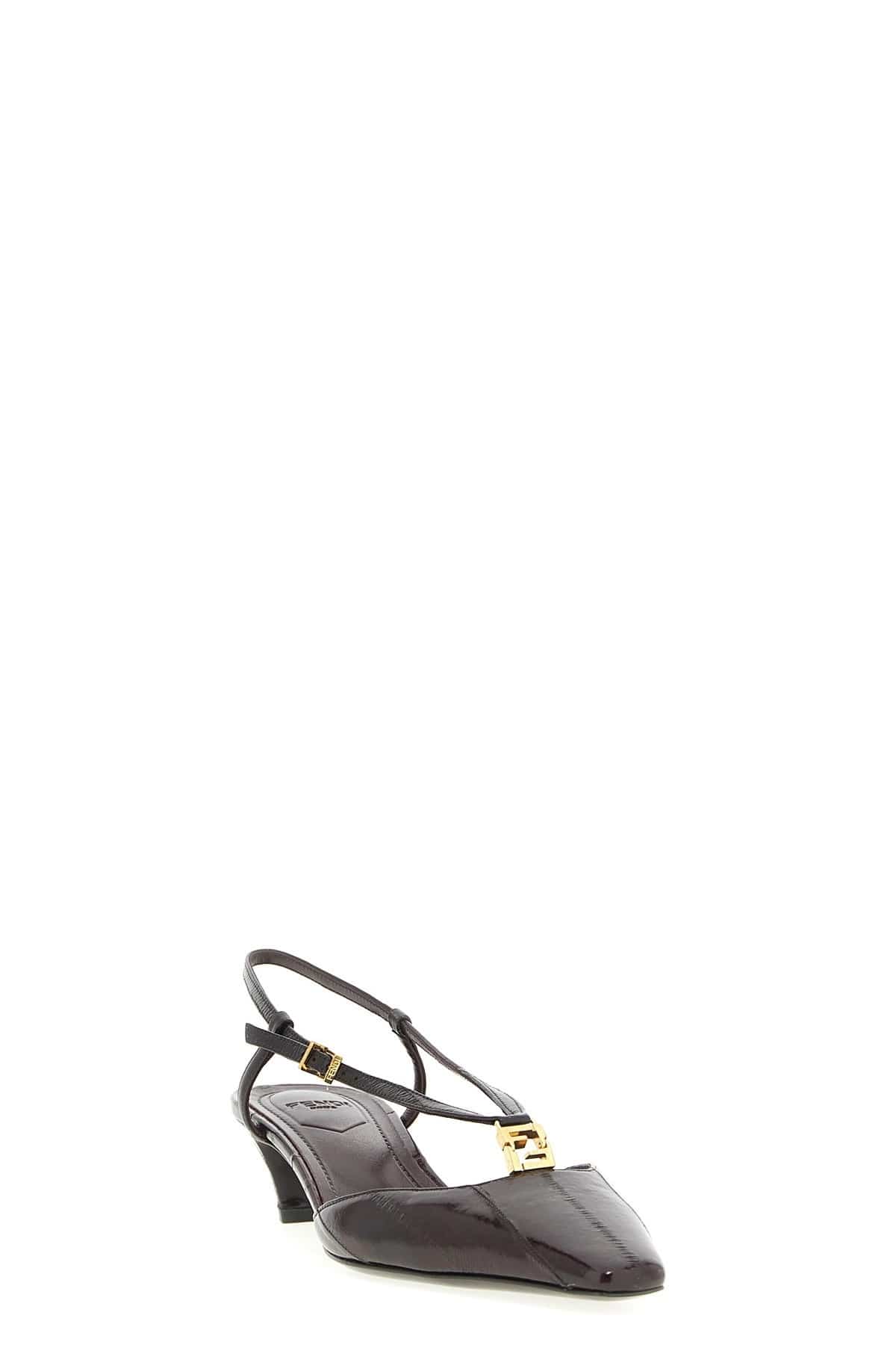 Fendi Ffold Pumps mit Fersenriemen - alternate view