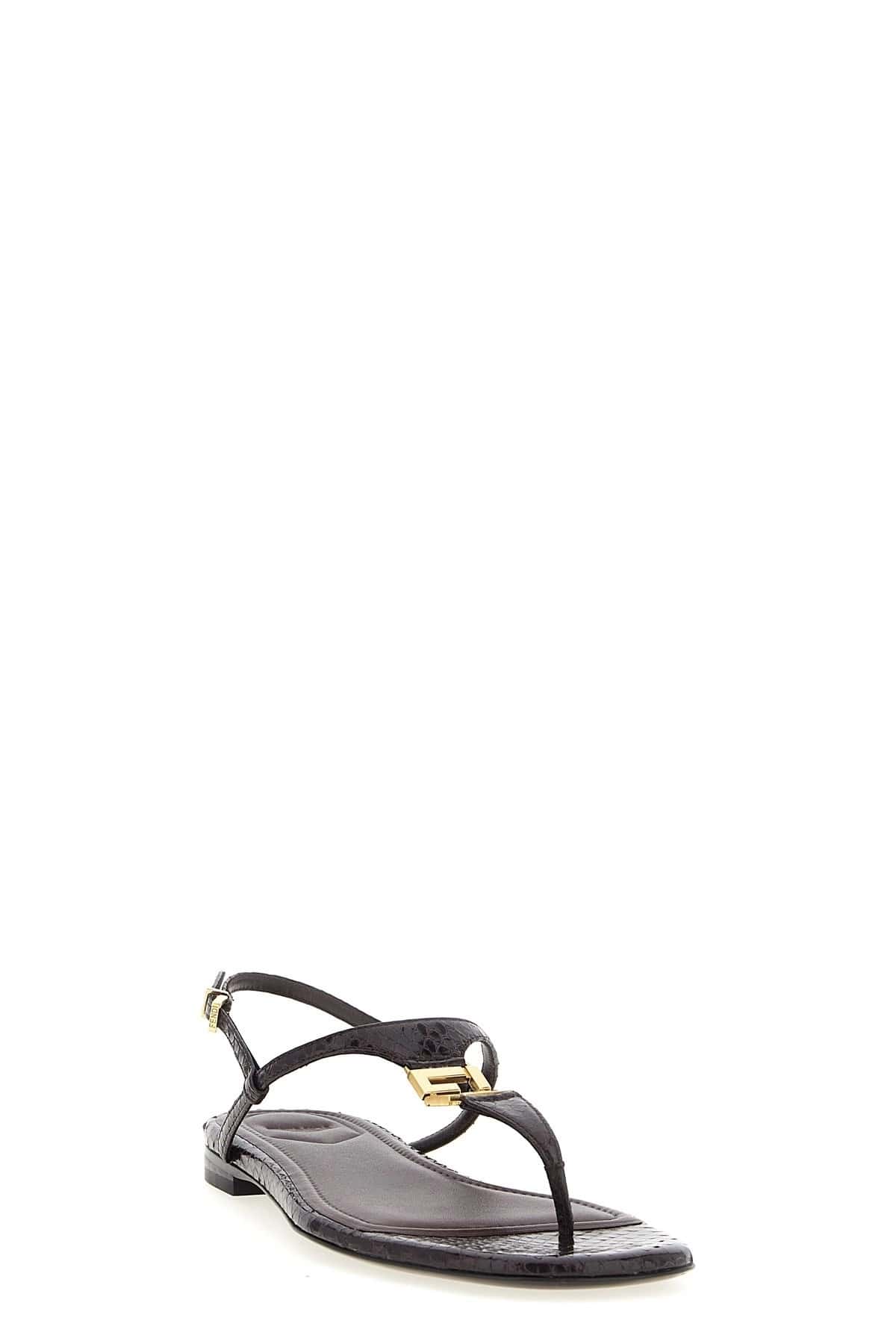 Fendi フォールド トングサンダル - alternate view