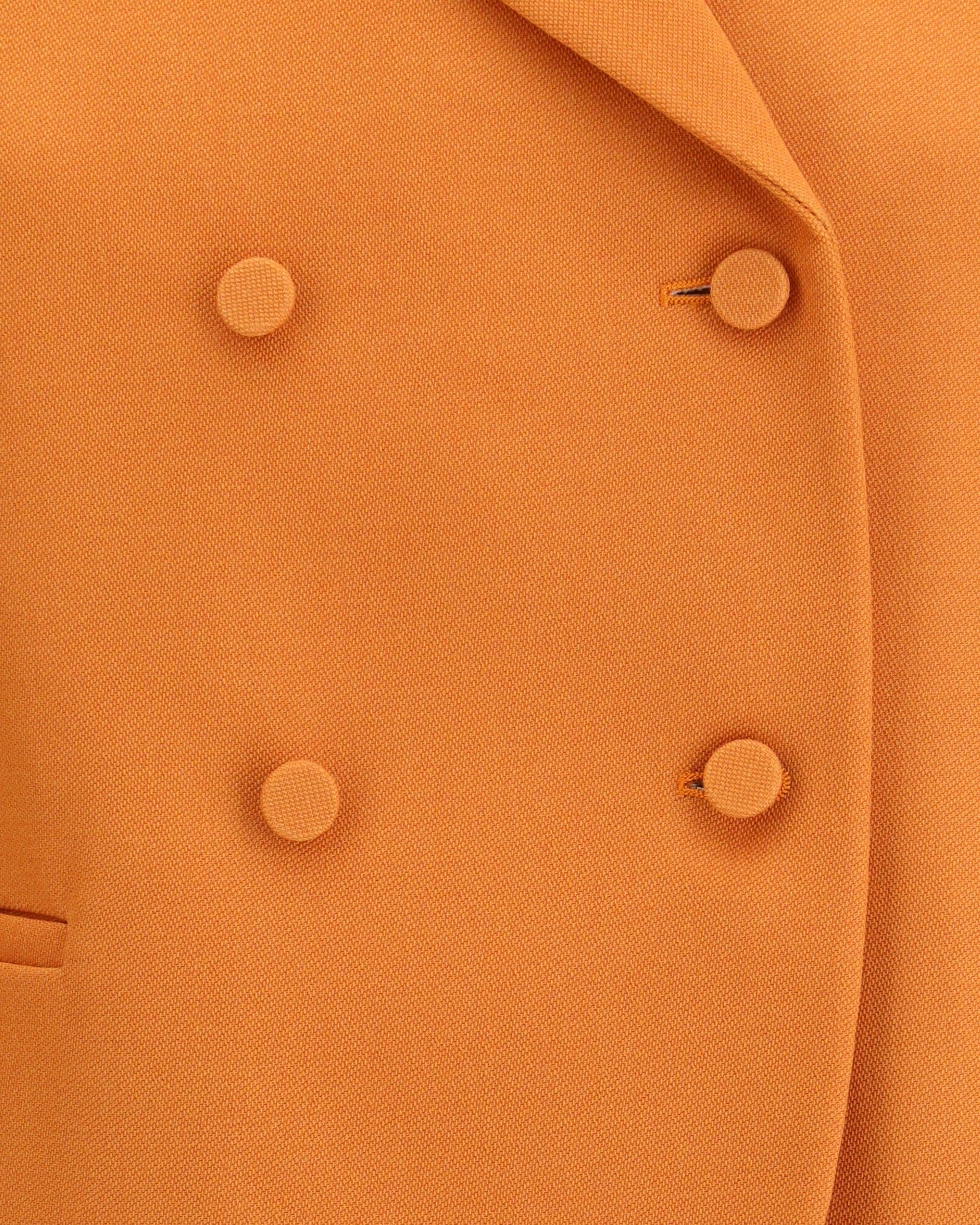 Fendi Grain De Poudre Wool Blazer