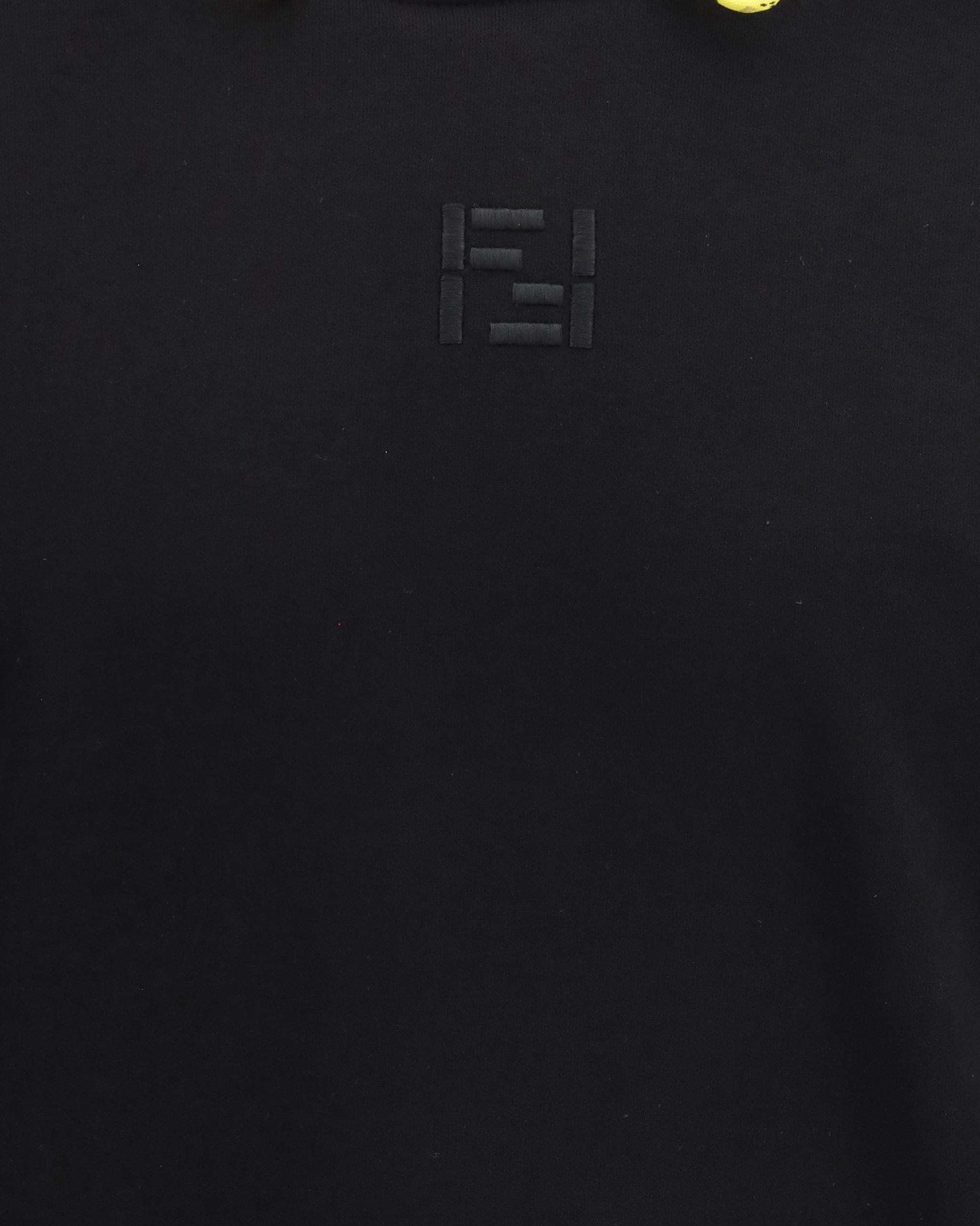 Fendi Hooded Cotton Sweatshirt With Embroidered Logo