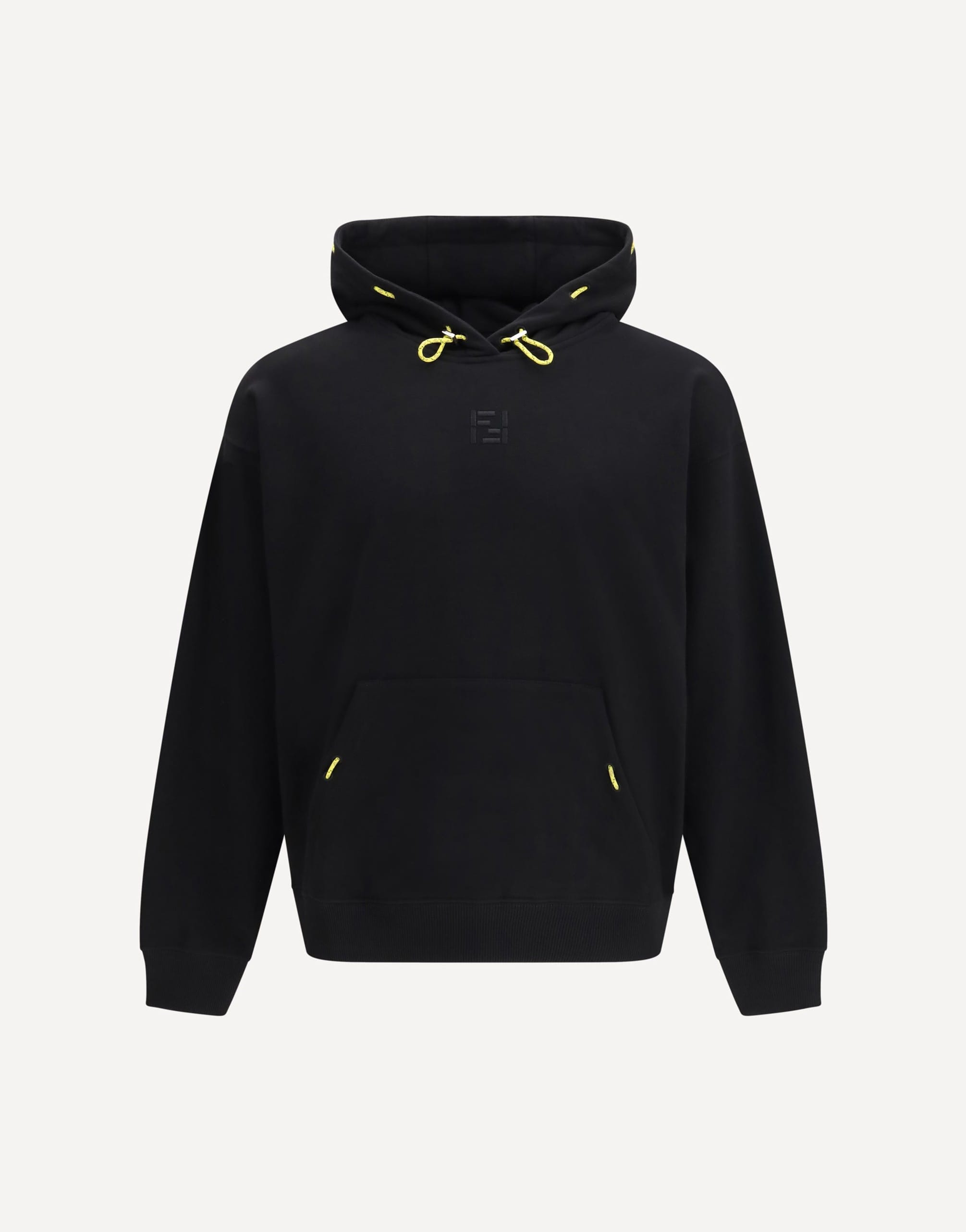 Fendi Hooded Cotton Sweatshirt With Embroidered Logo