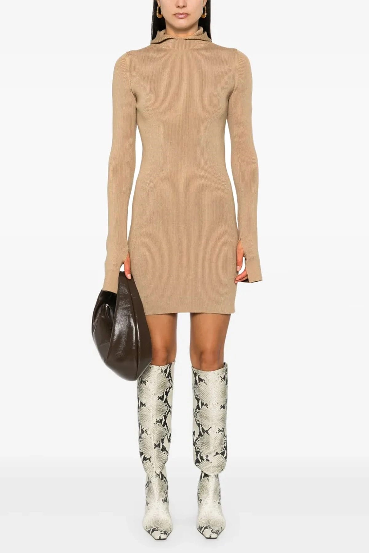 Fendi Fendi Hooded Mini Dress